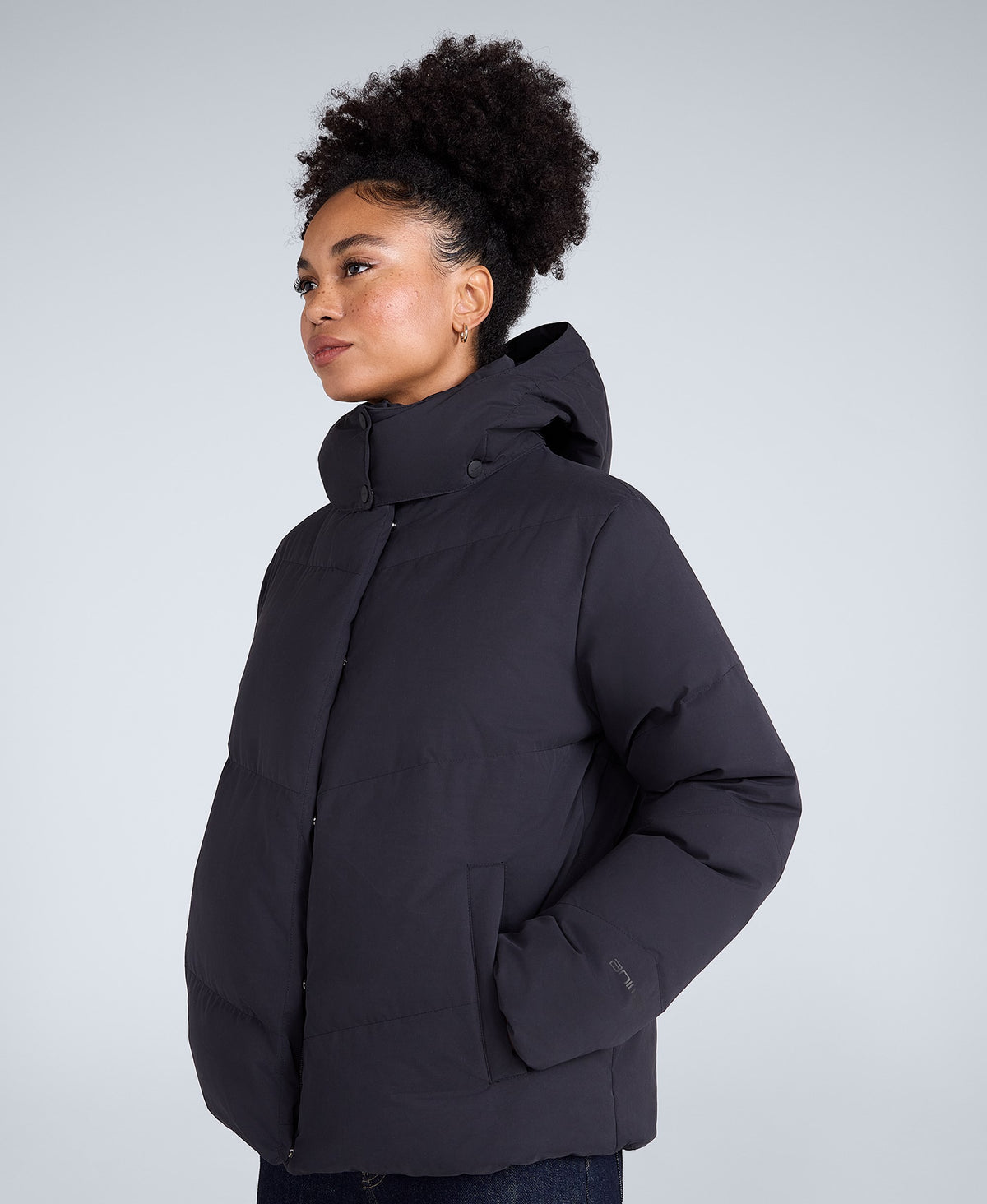 Tess Womens Down Jacket - Black
