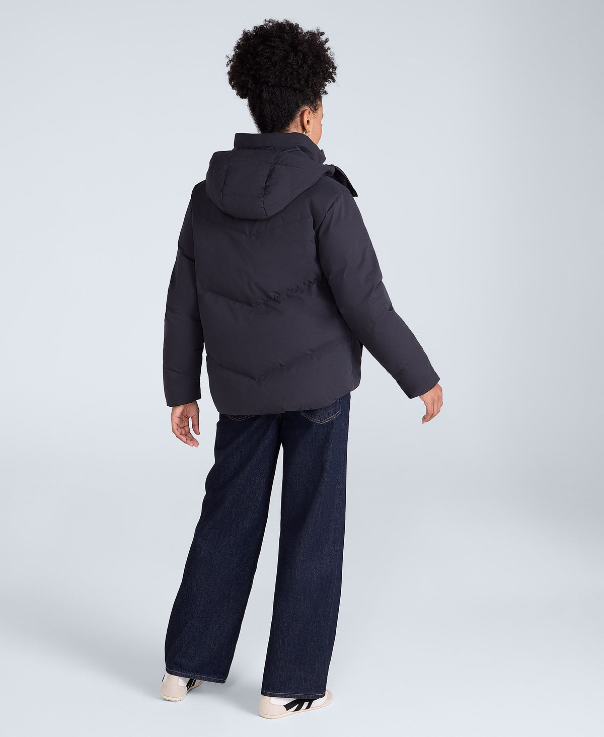 Tess Womens Down Jacket - Black