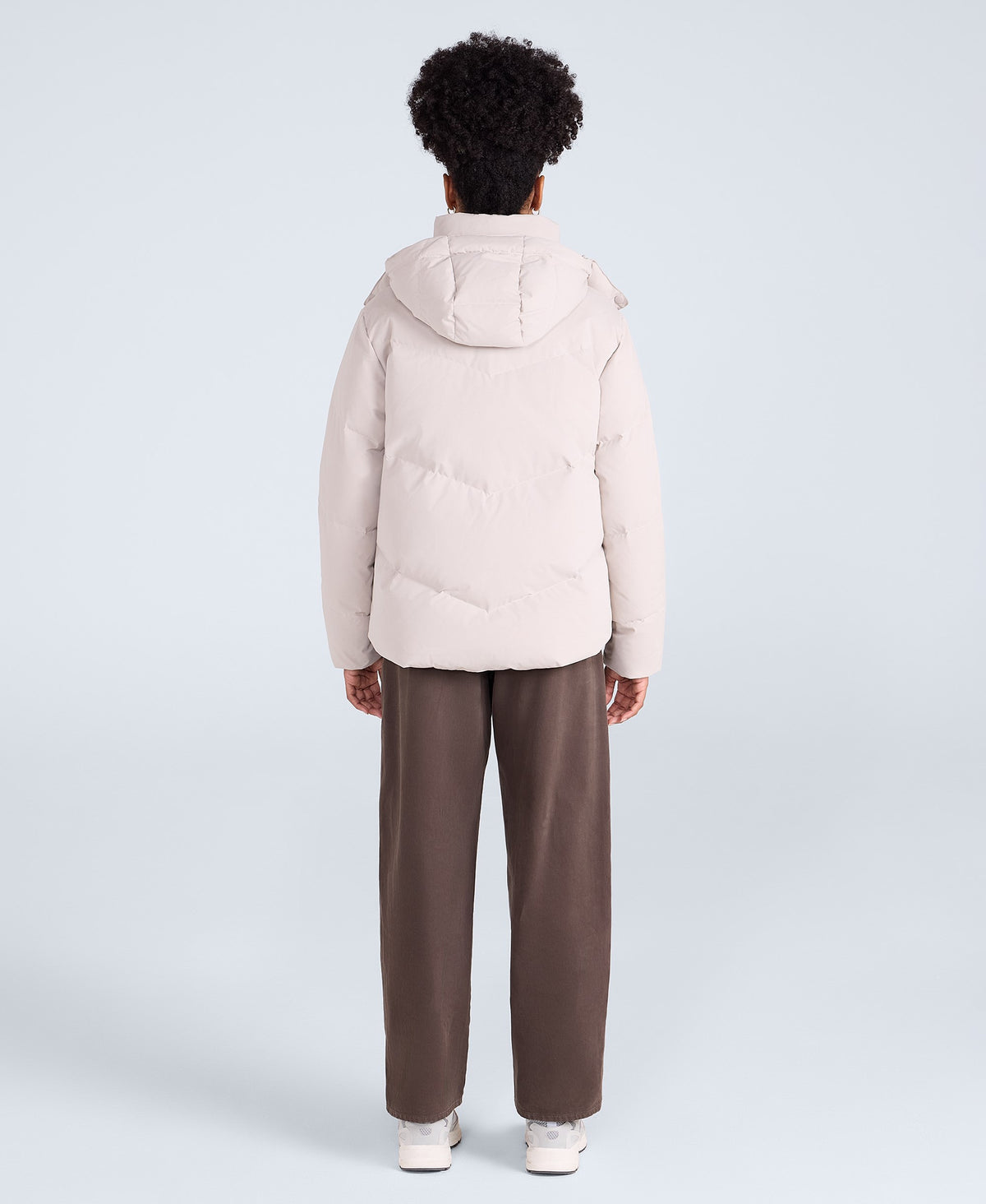 Tess Womens Down Jacket - Cream