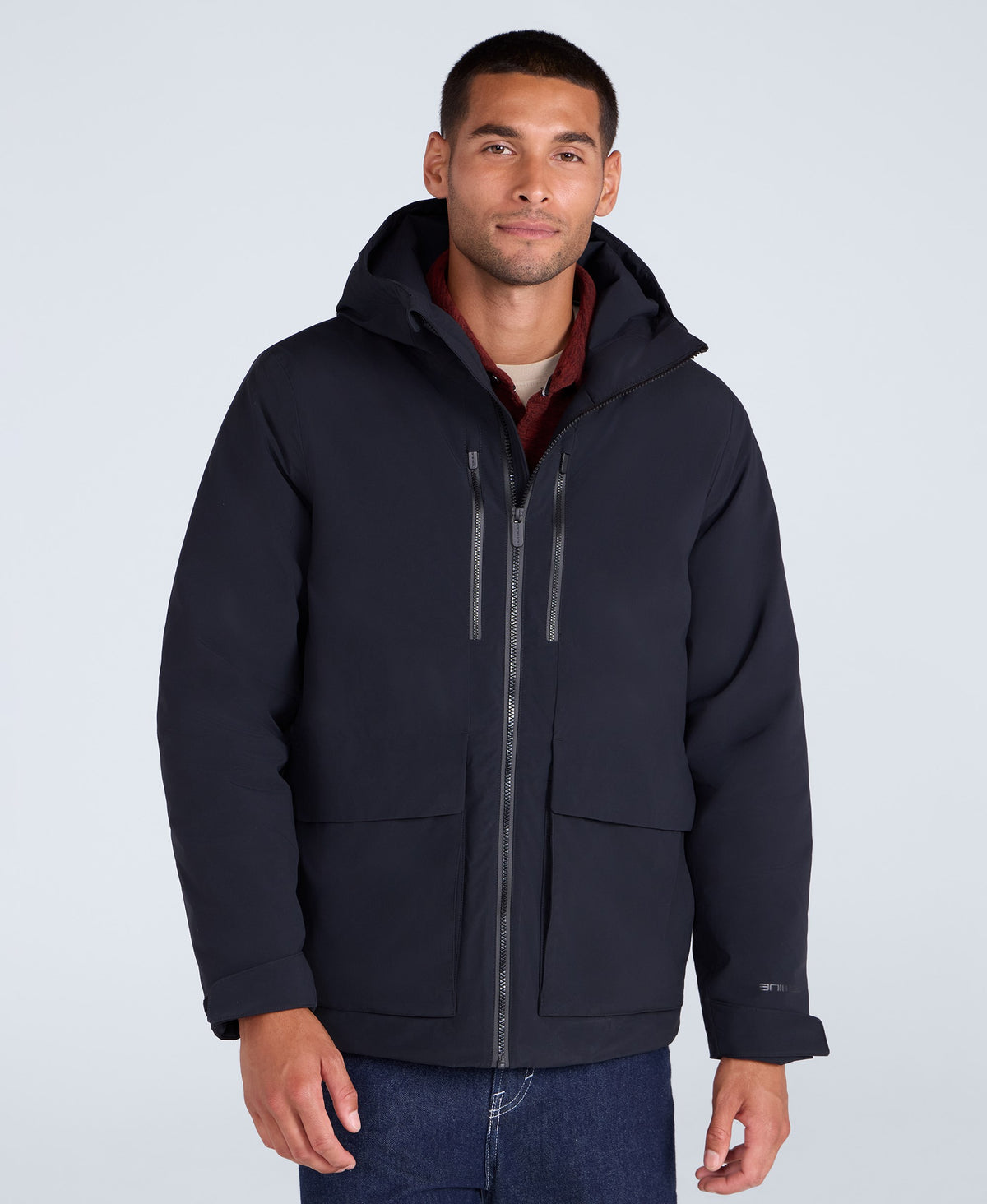 Hague Mens Waterproof Light Padded Jacket - Black