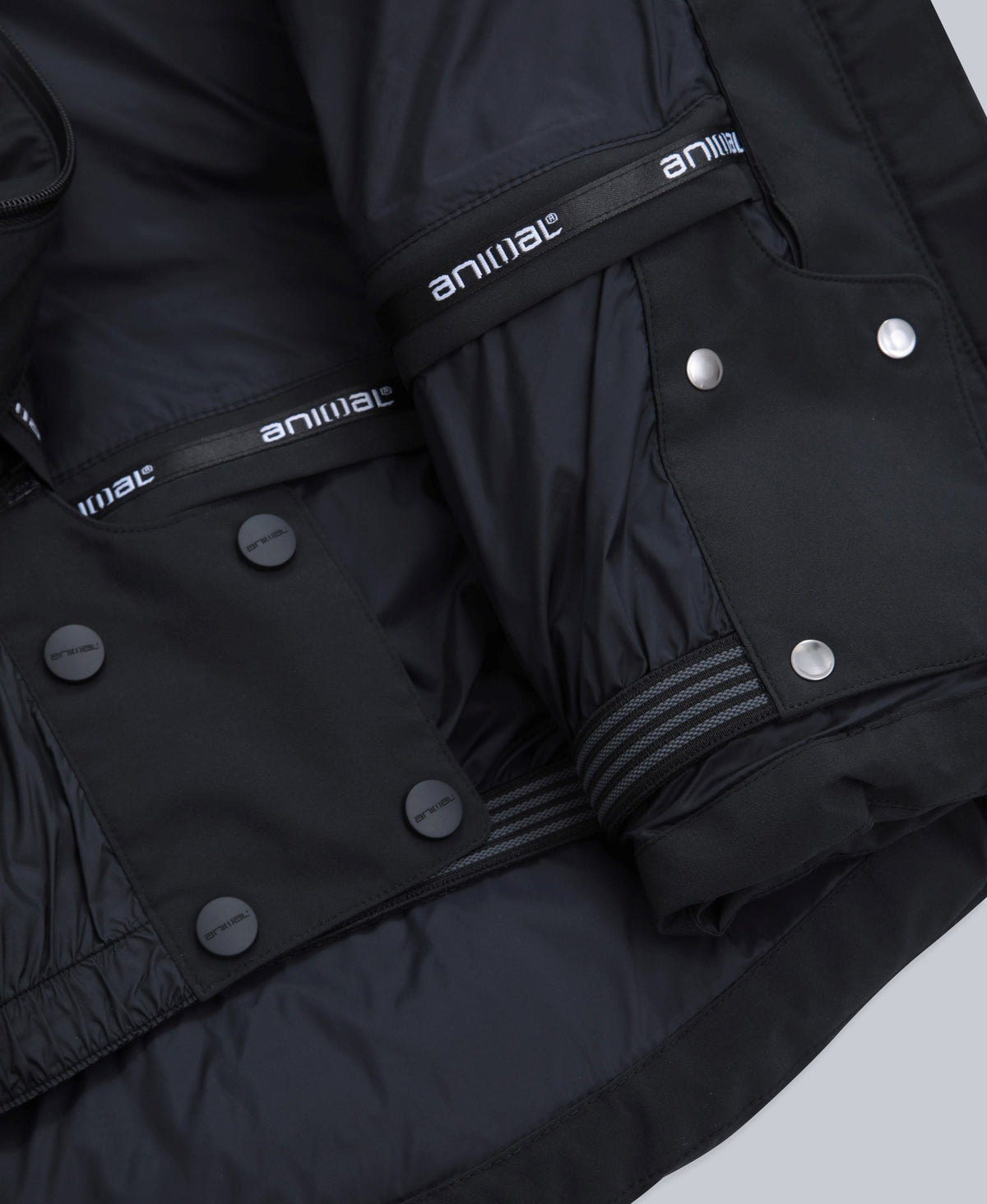 Glacier Womens Heat Sealed Waterproof Ski Jacket - Black