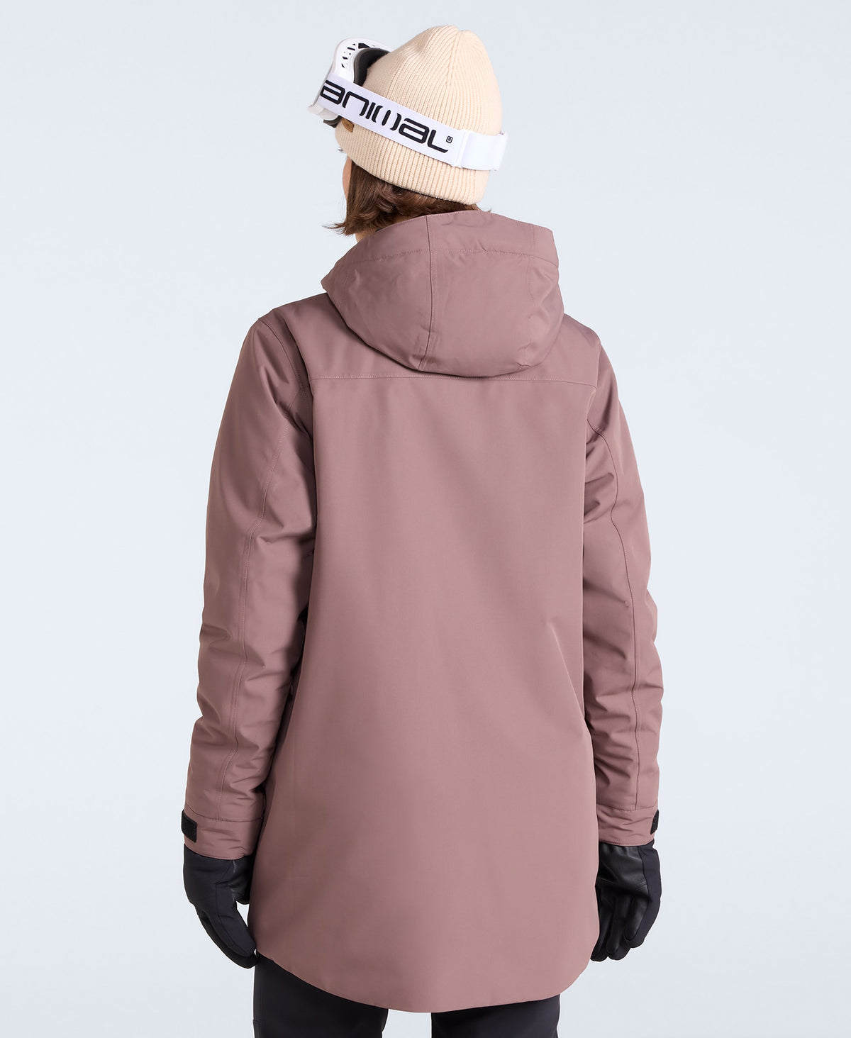 Echo Womens Waterproof Ski Jacket - Brown