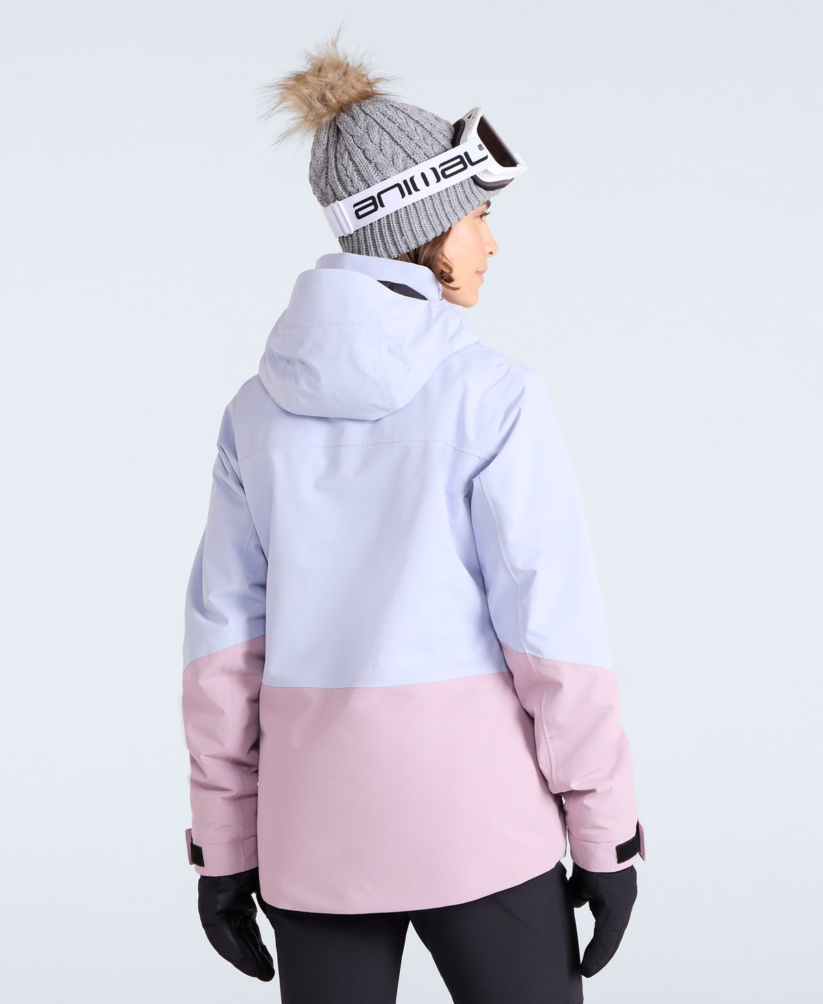 Juniper Womens Waterproof Panelled Ski Jacket - Pale Blue