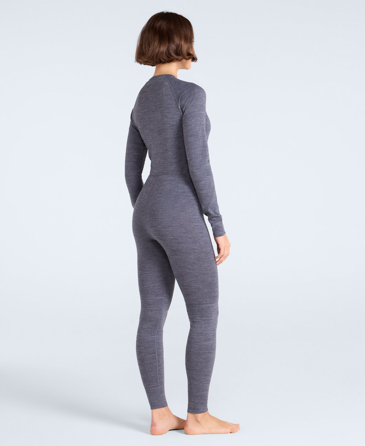 Womens Merino Baselayer Pants - Grey