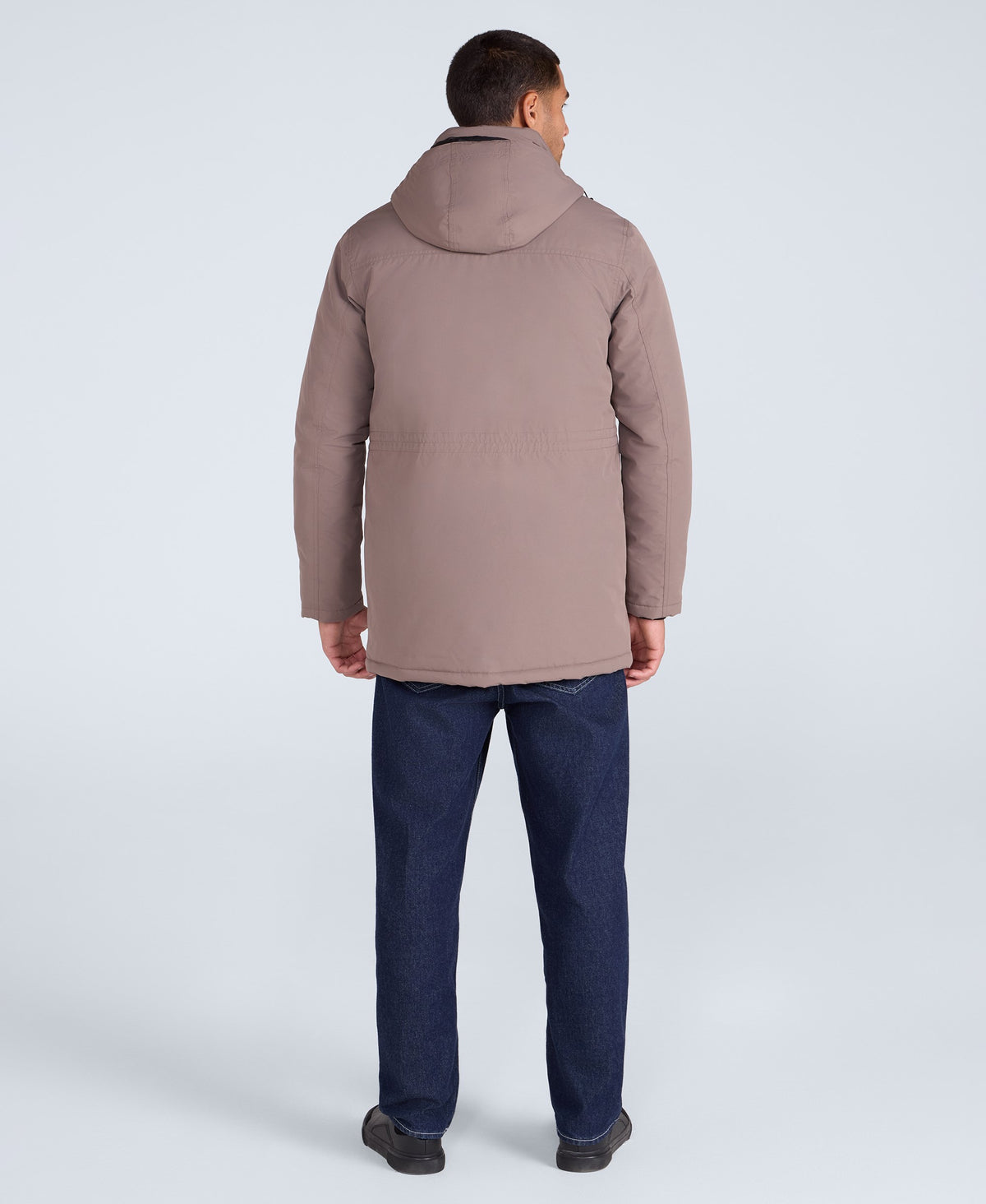 Jesper Mens Parka Jacket - Brown