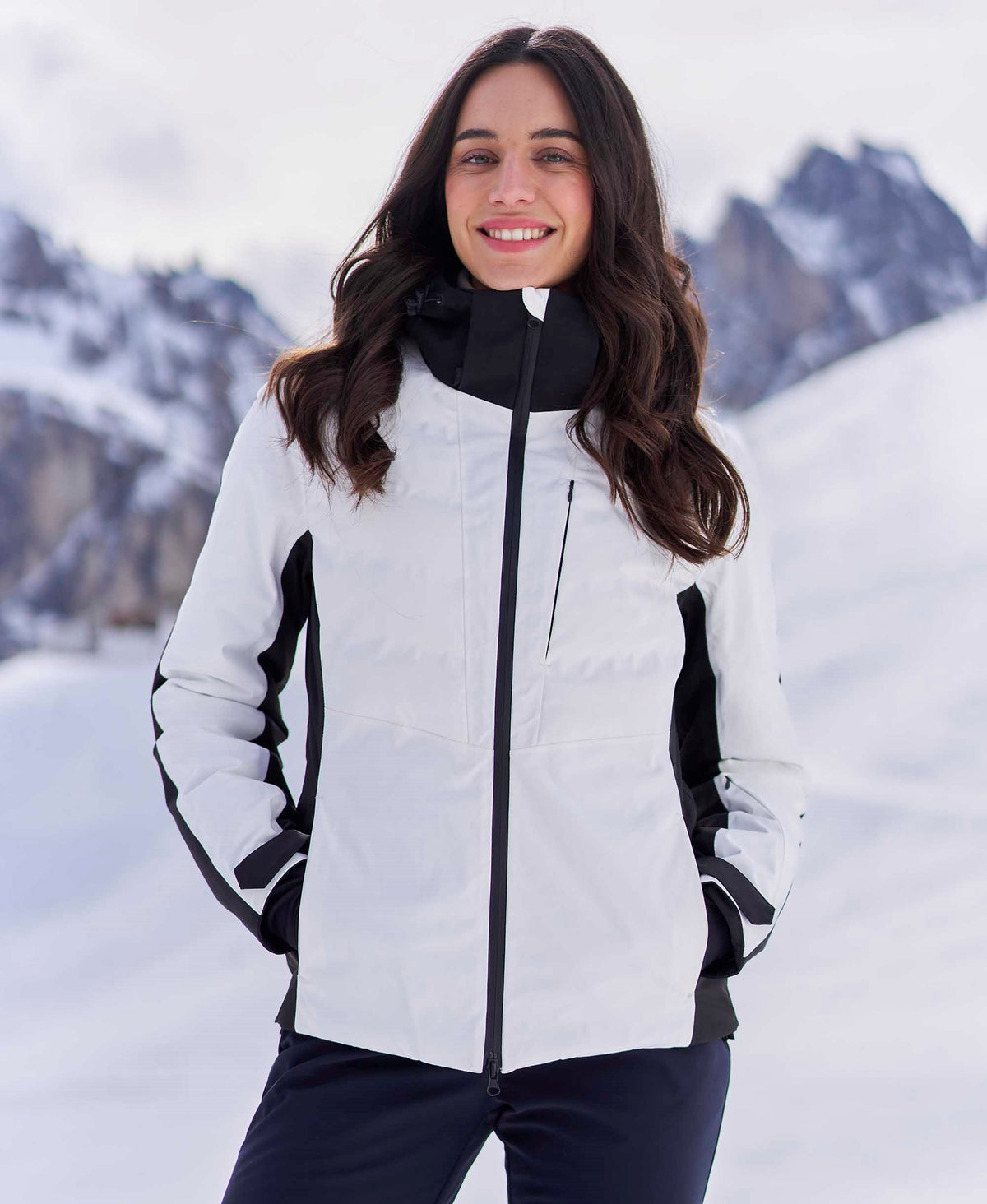 Energy Womens Waterproof Baffled Ski Jacket - Black