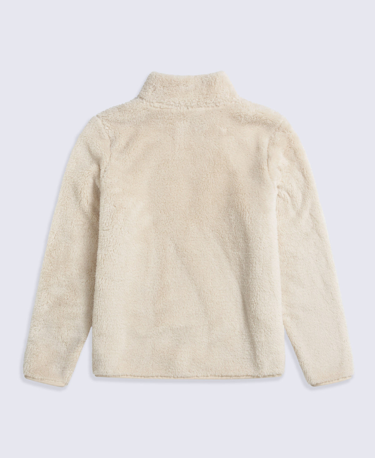 Teddy Womens Half Zip Fleece - Beige