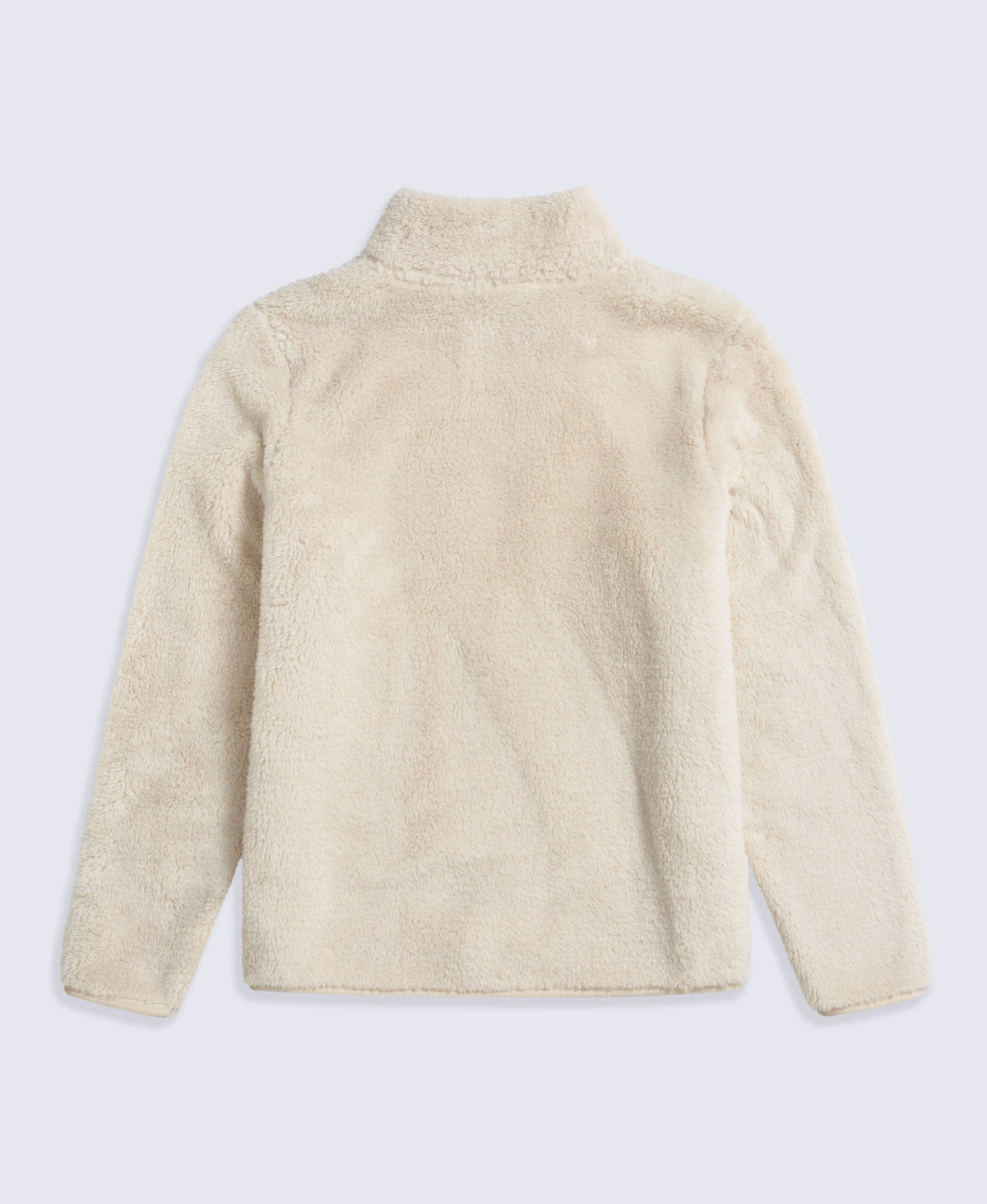 Teddy Womens Half Zip Fleece - Beige