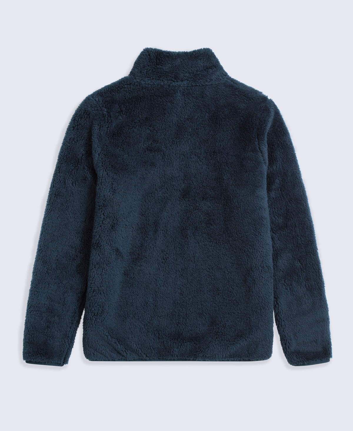 Teddy Womens Half Zip Fleece - Dark Blue