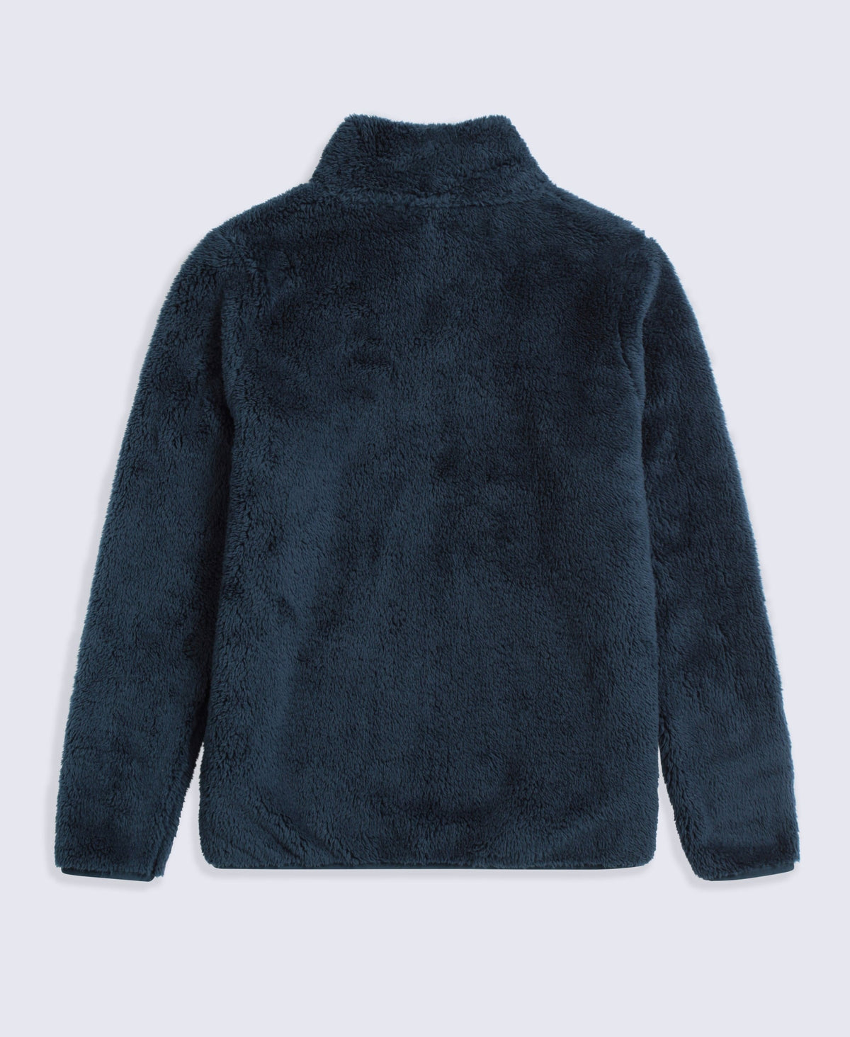 Teddy Womens Half Zip Fleece - Dark Blue