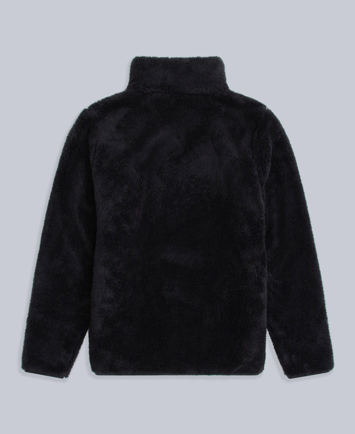 Teddy Womens Half Zip Fleece - Jet Black