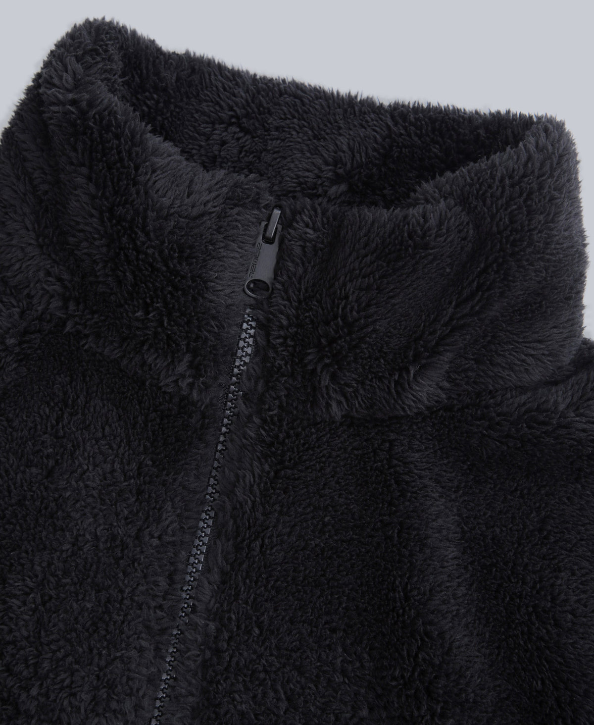 Teddy Womens Half Zip Fleece - Jet Black