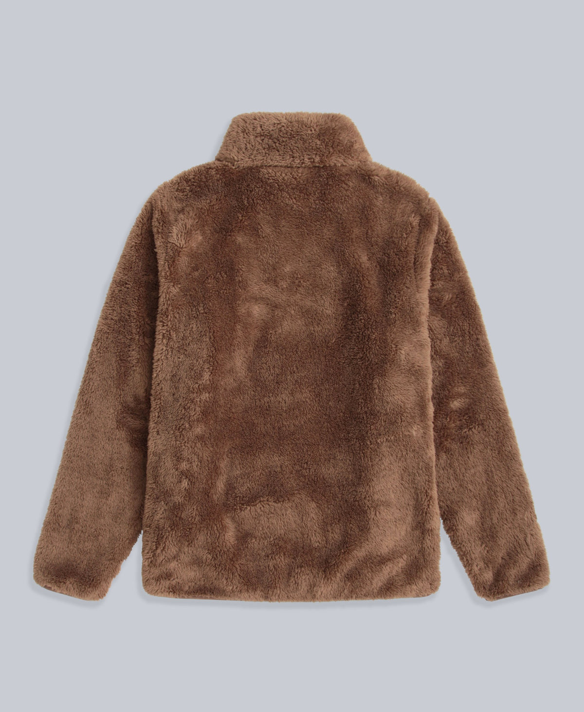 Teddy Womens Half Zip Fleece - Tan