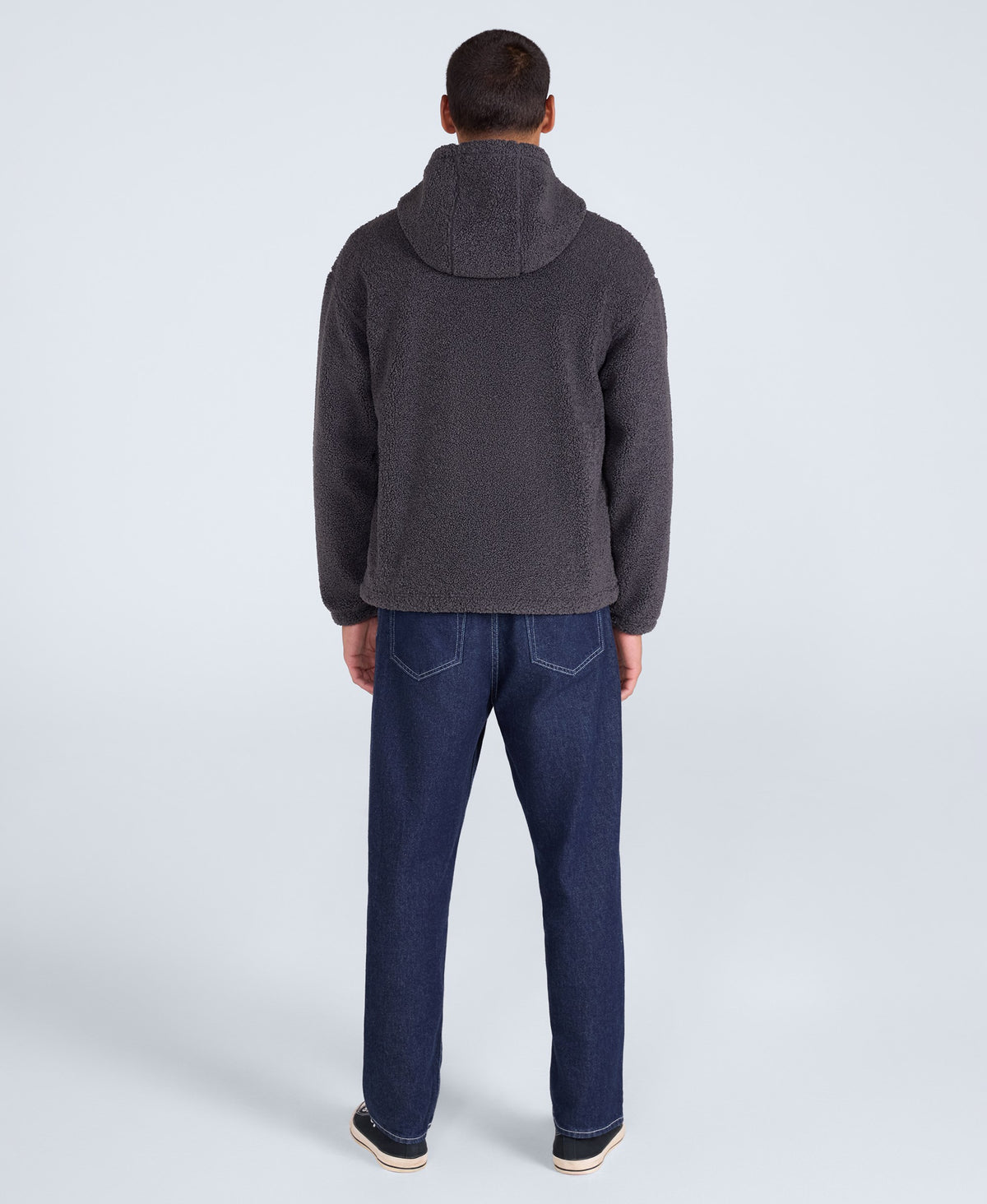 Waeys Mens Borg Fleece - Charcoal