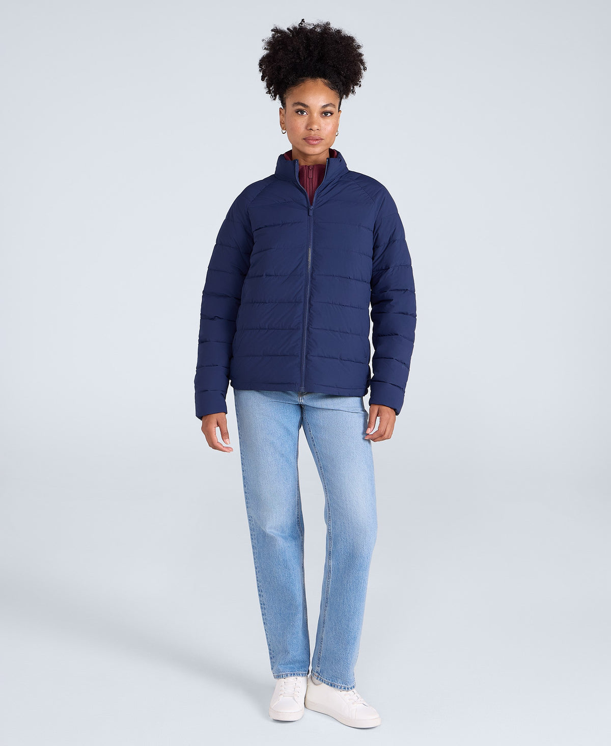 Light Cosi Womens Padded Jacket - Navy