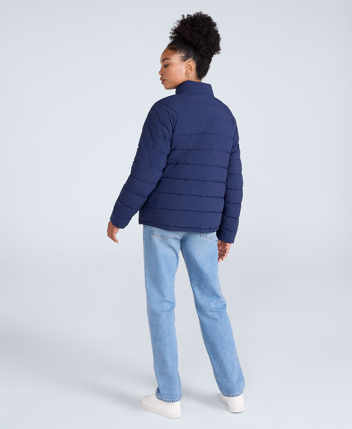Light Cosi Womens Padded Jacket - Navy