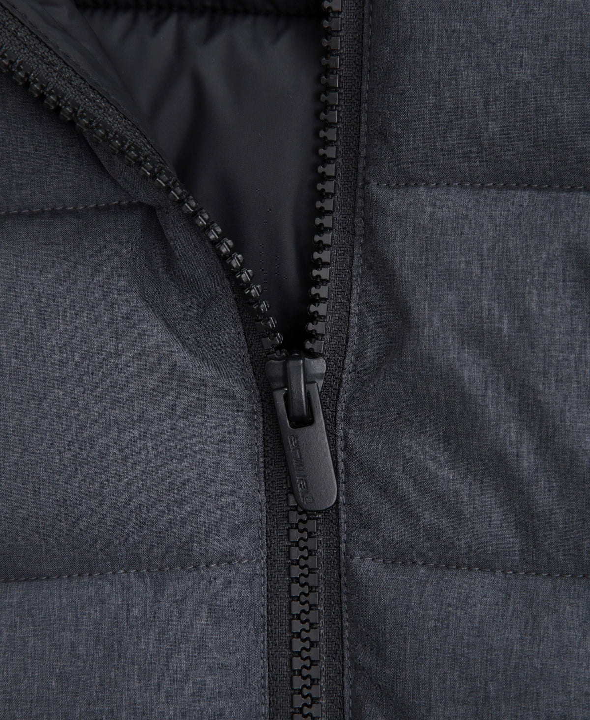 Light Cloud Cosi Marl Hooded Mens Padded Jacket - Charcoal
