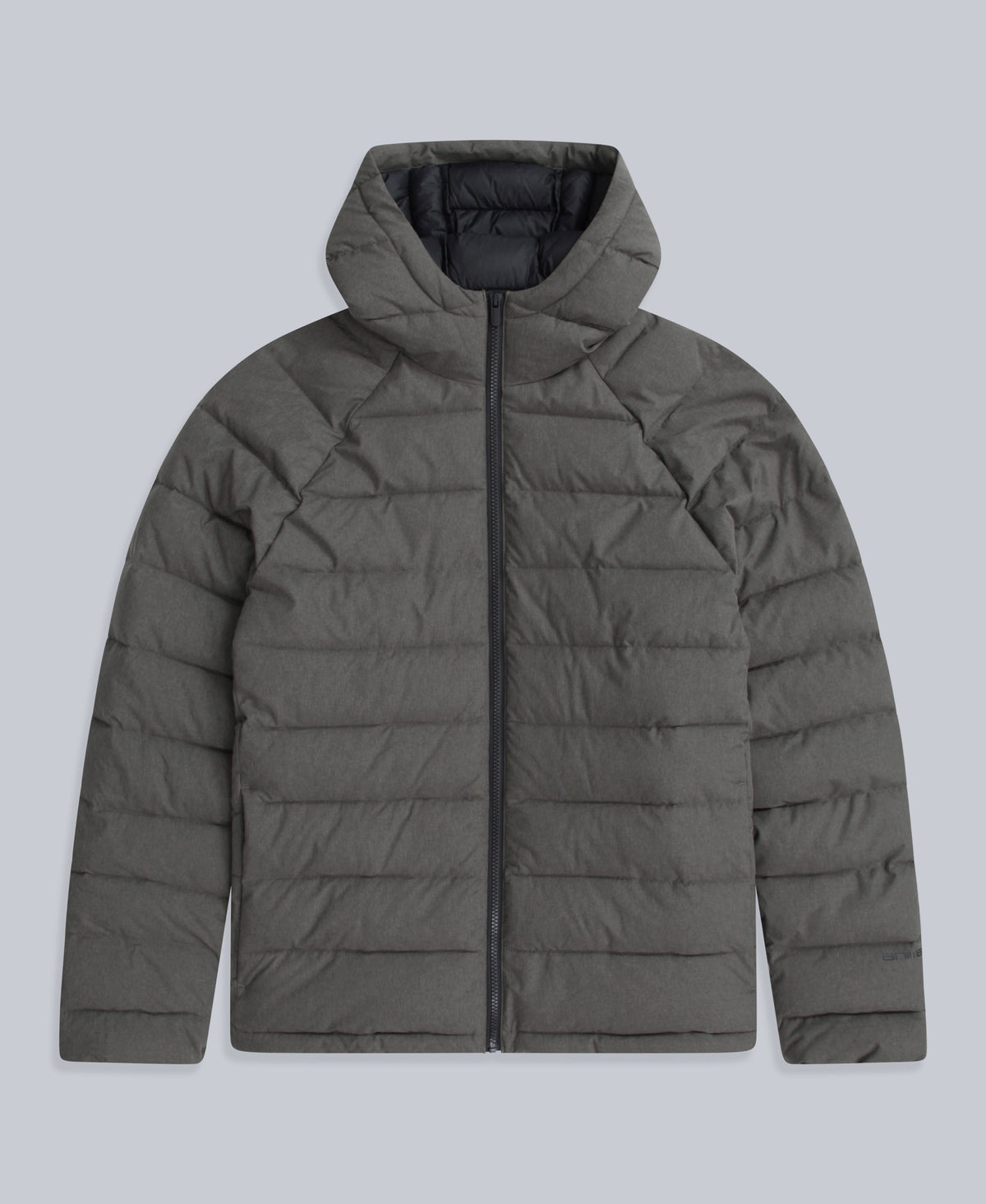 Light Cloud Cosi Marl Hooded Mens Padded Jacket - Khaki