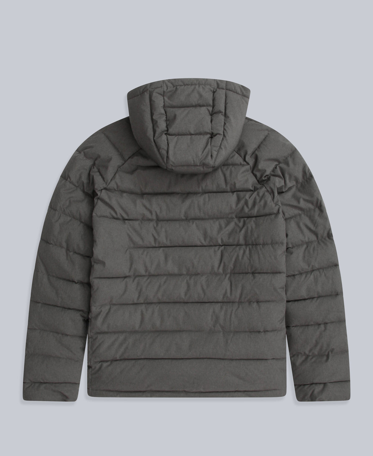 Cloud Marl Mens Hooded Padded Jacket - Khaki