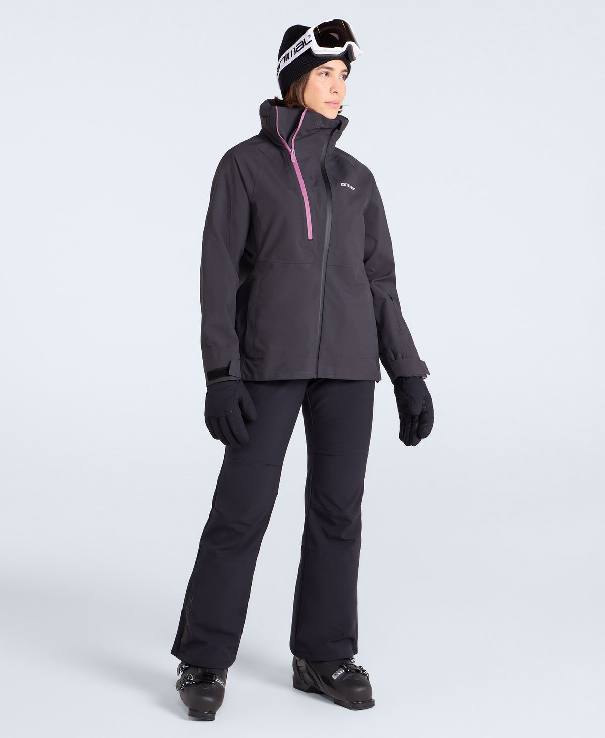 Vortex Womens 3 Layer Waterproof Ski Jacket - Black
