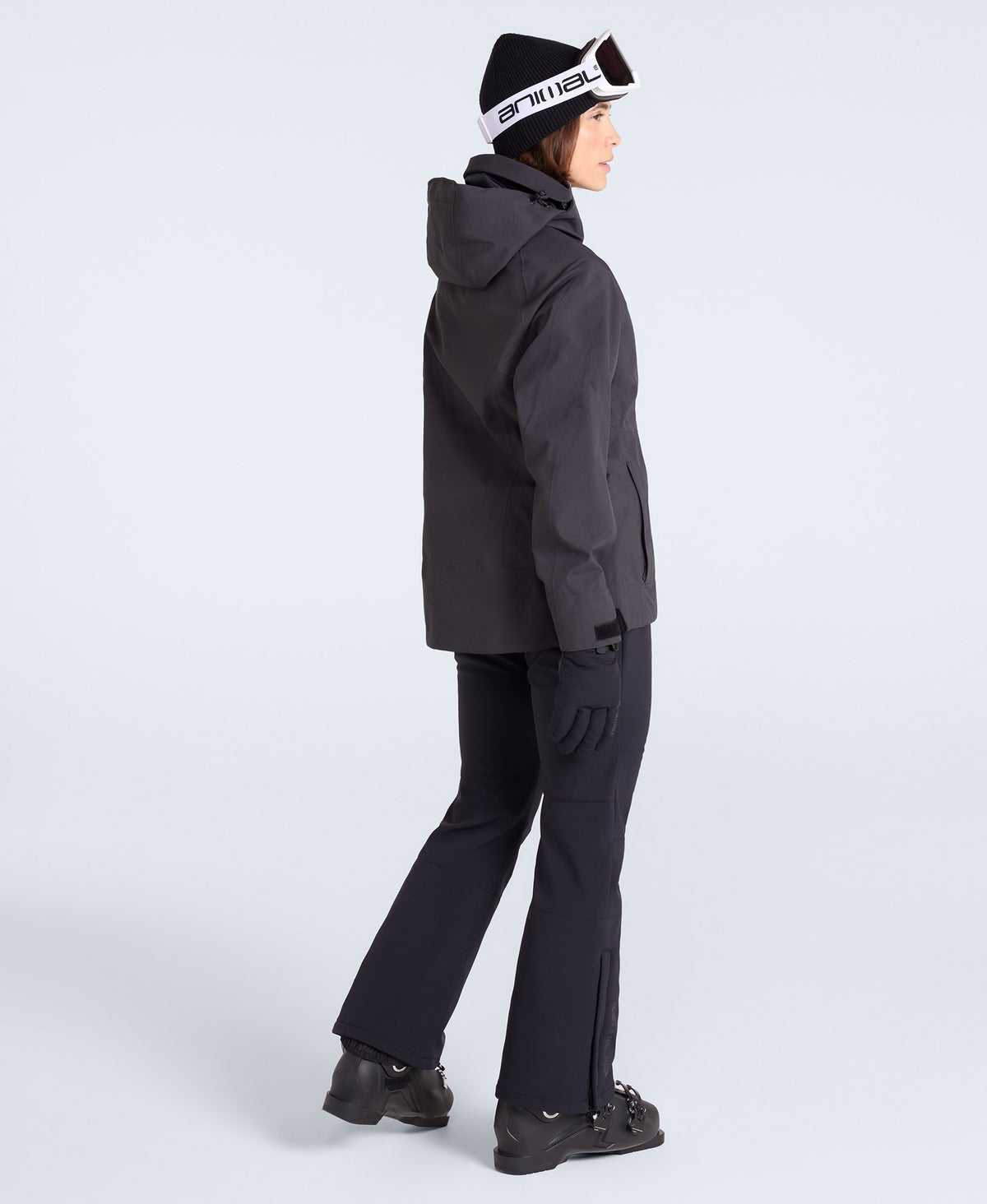 Vortex Womens 3 Layer Waterproof Ski Jacket - Black