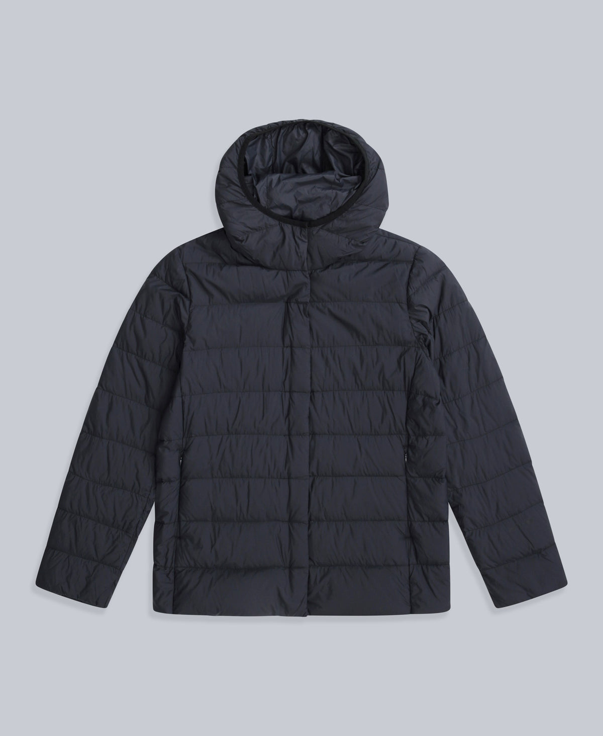 Womens Lightweight Down Packable Jacket - Black