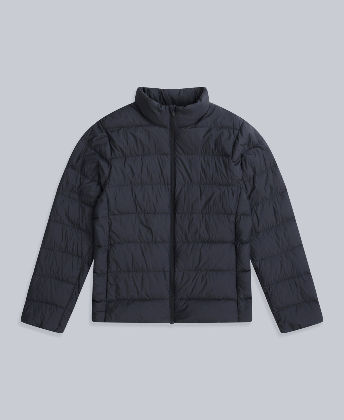 Mens Lightweight Down Packable Jacket - Black