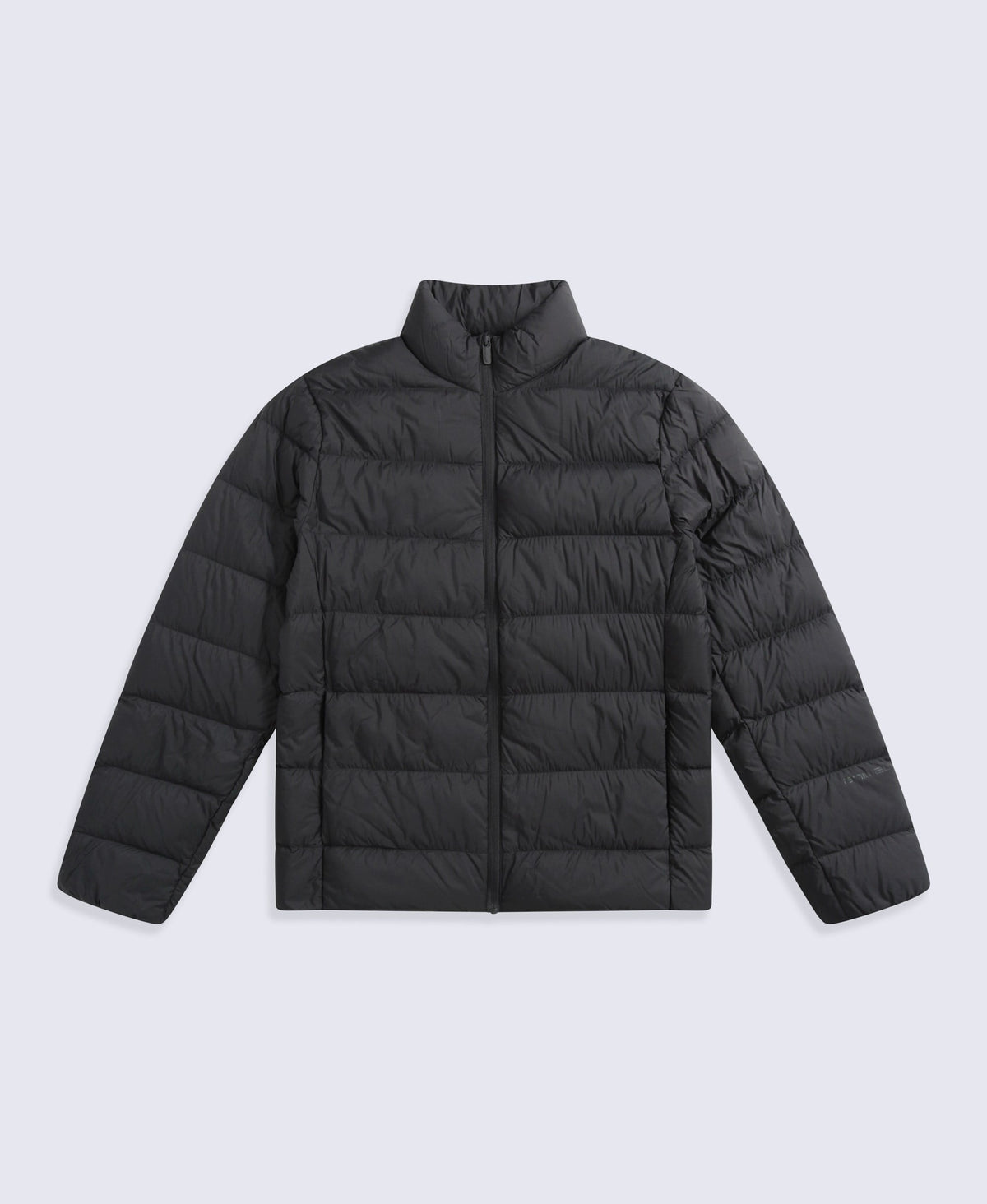 Mens Lightweight Down Packable Jacket - Jet Black