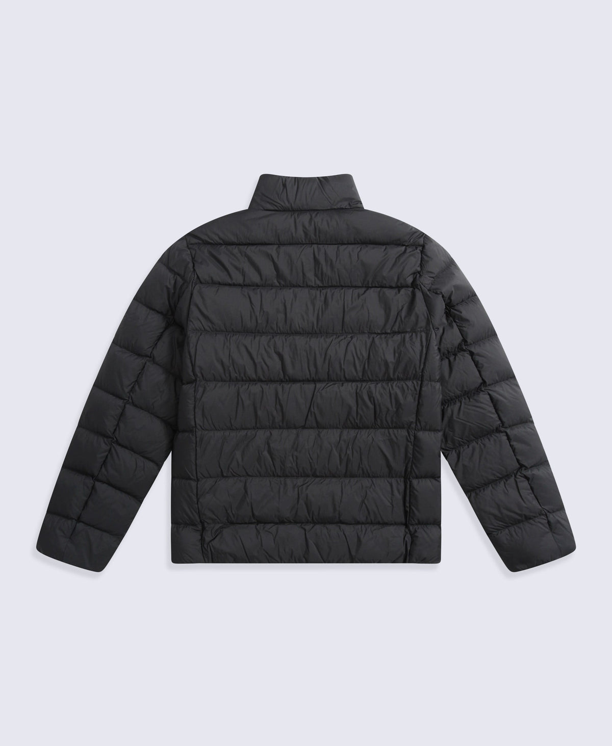 Mens Lightweight Down Packable Jacket - Jet Black