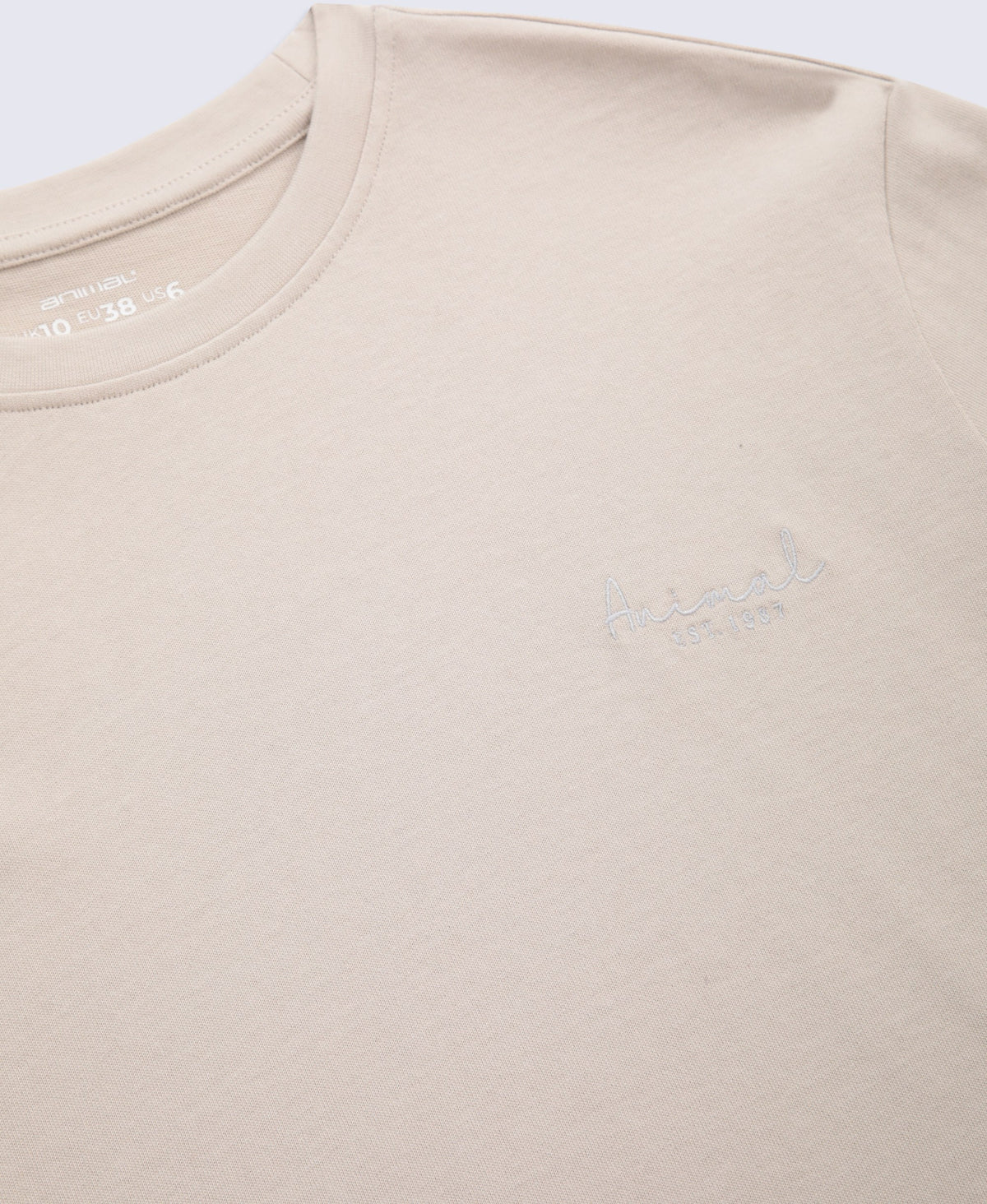 Grace Womens Heavyweight T-Shirt - Beige