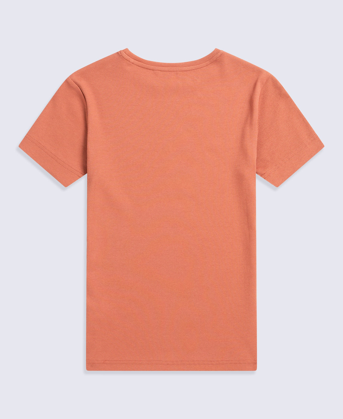 Evo Womens Ribbed T-Shirt - Rust