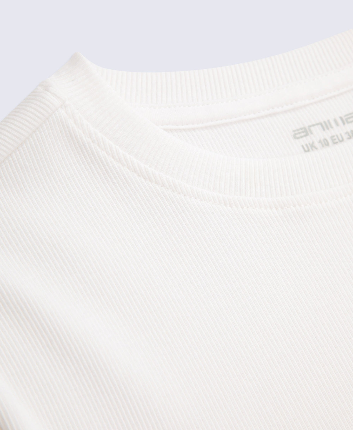 Evo Womens Ribbed T-Shirt - White