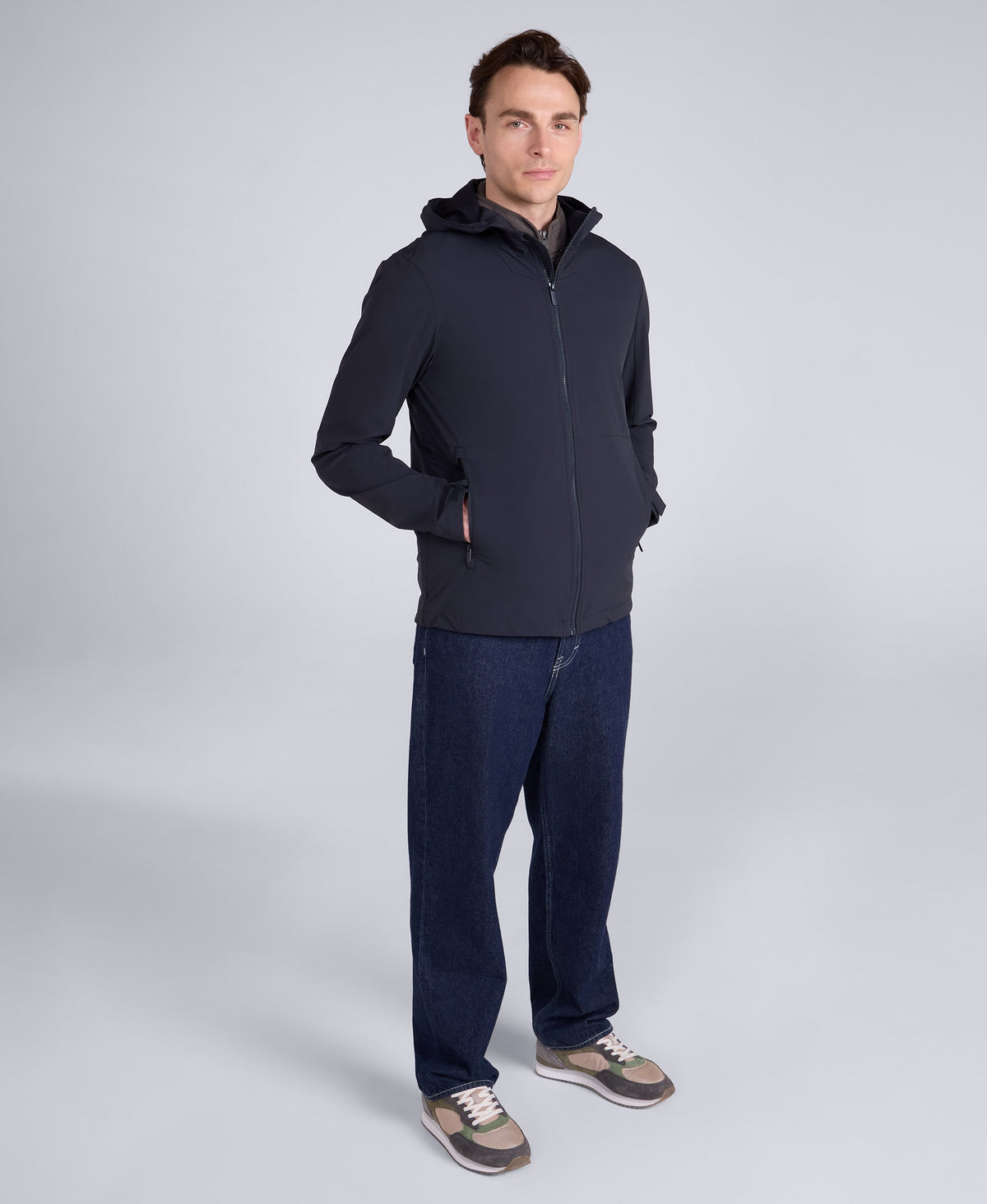Torino Mens Packable Softshell Jacket - Black