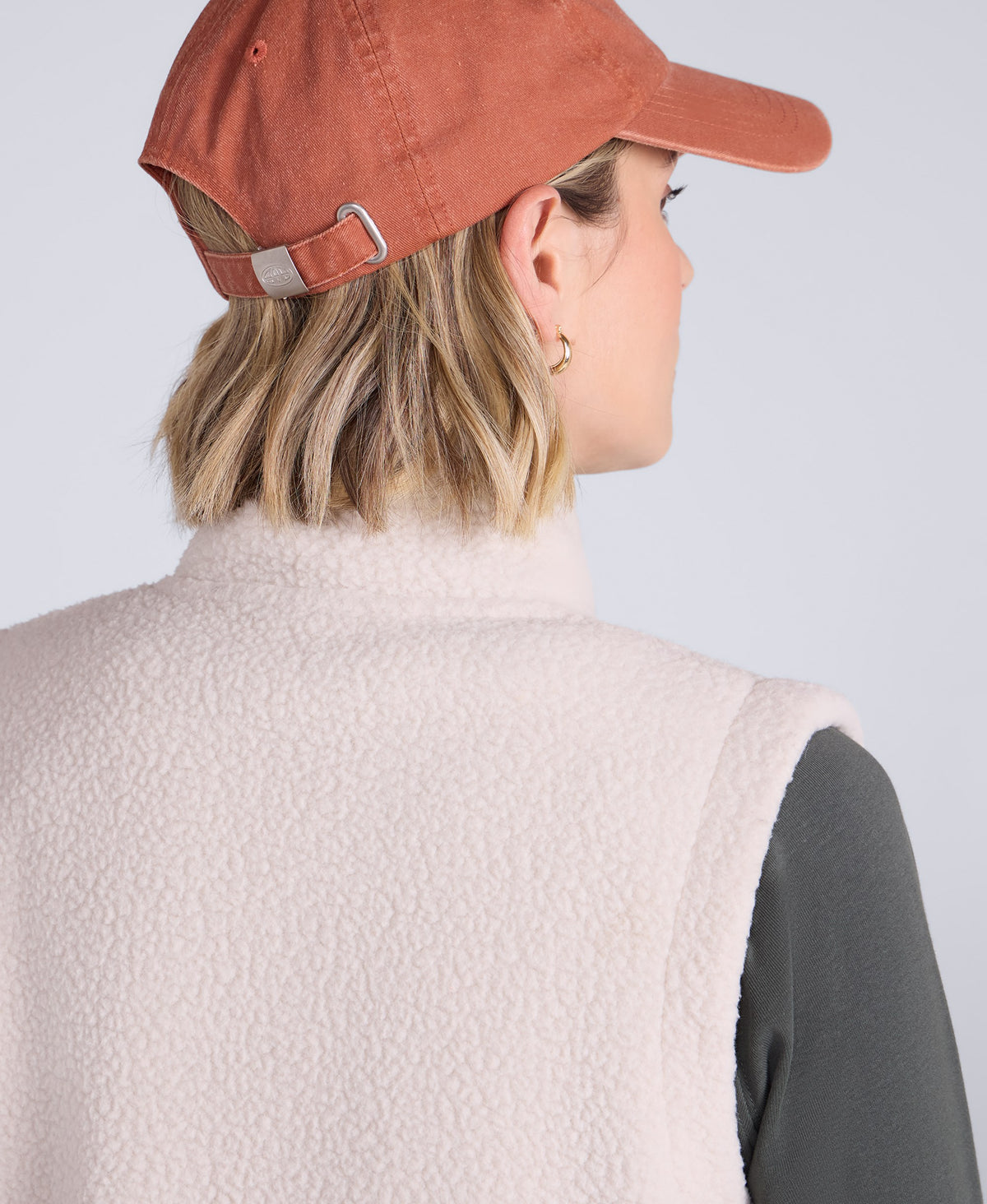 Buxton Womens Borg Gilet - Beige