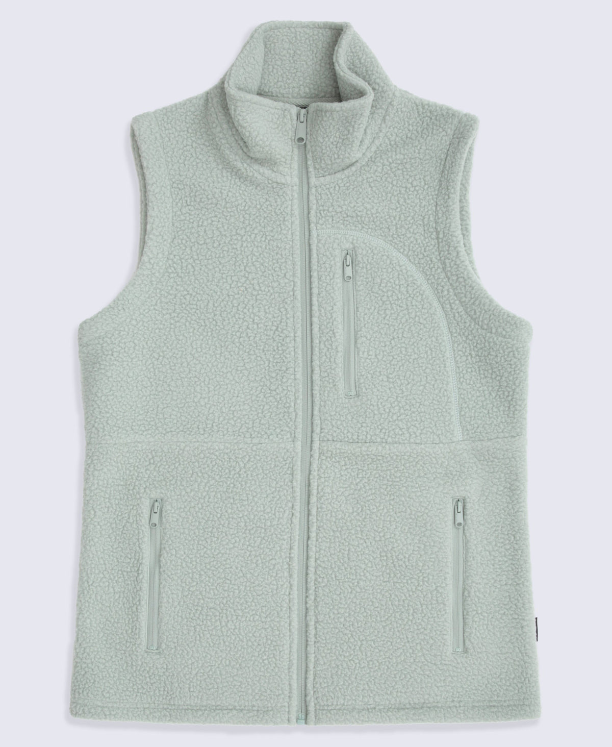 Buxton Womens Borg Gilet - Pale Green