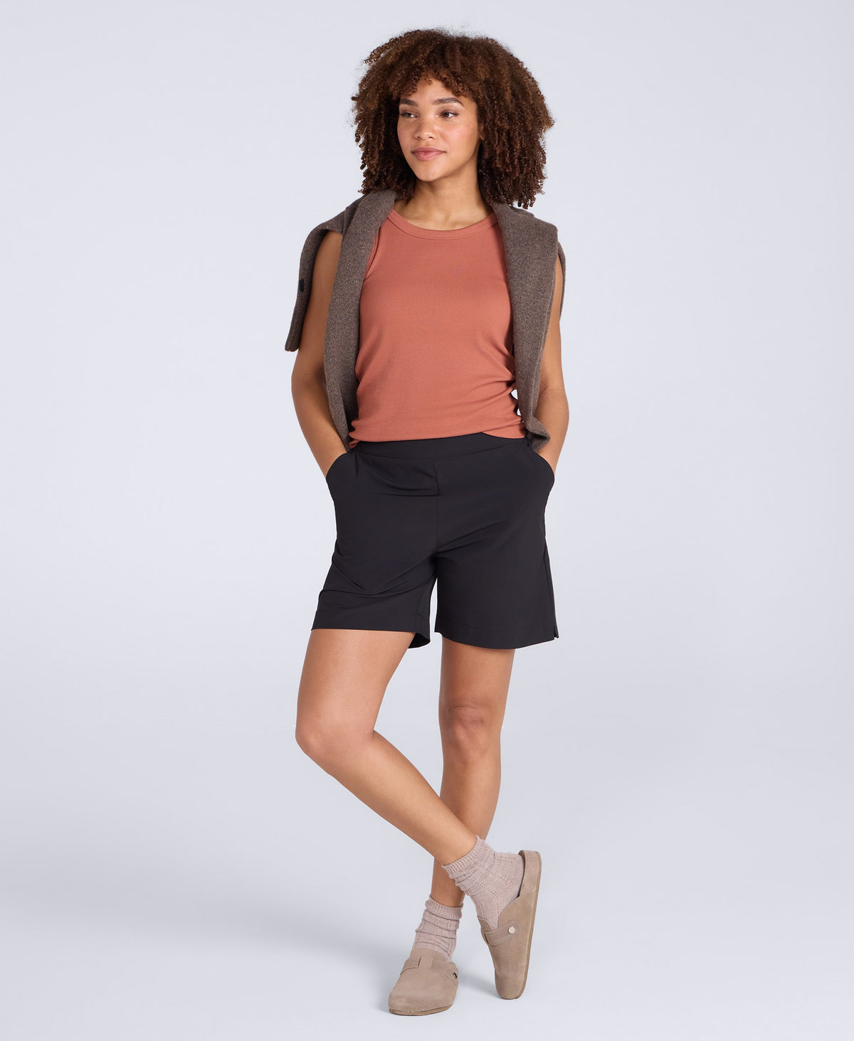 Womens Travel Agile Short - Black