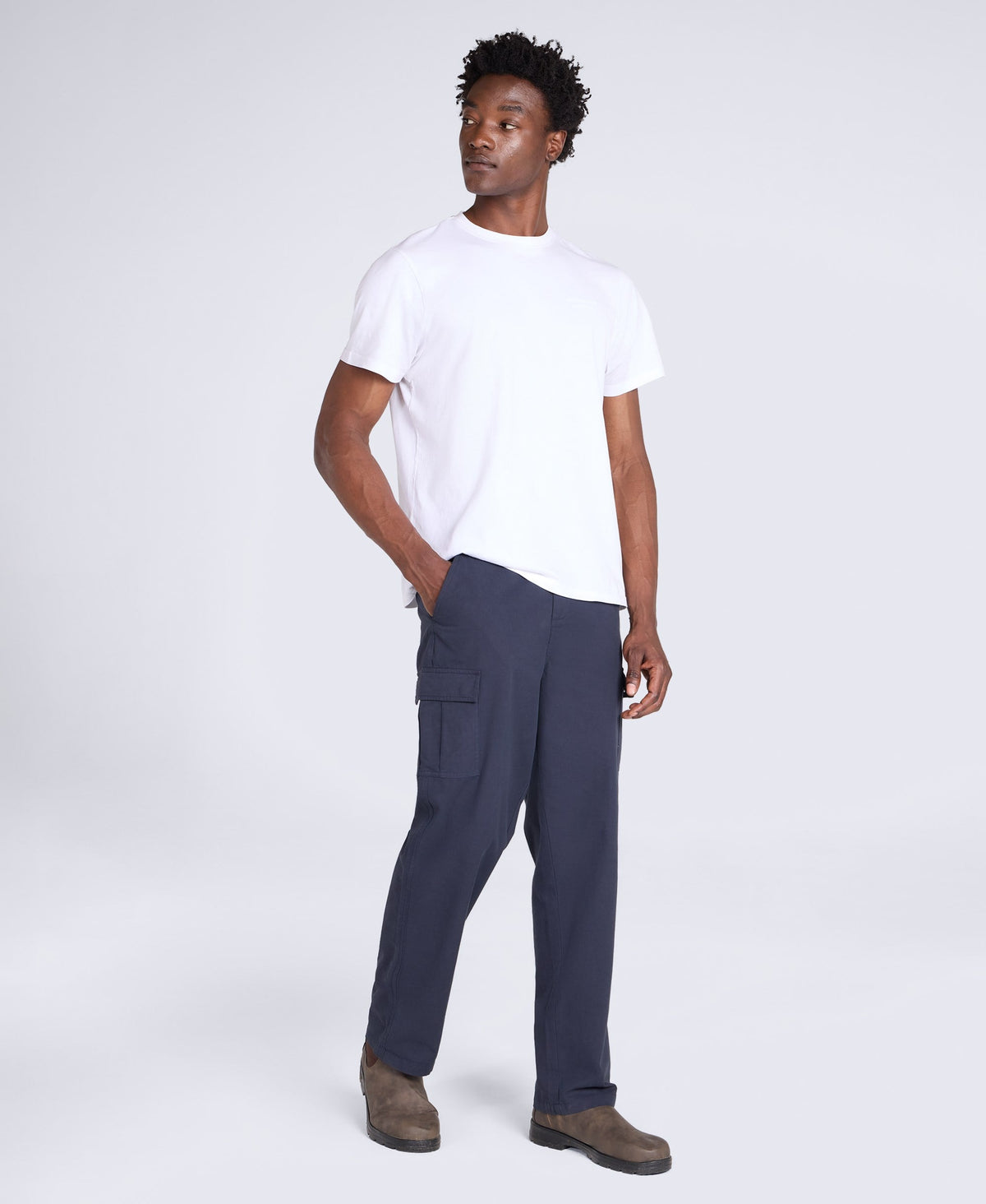 Melbourne Mens Cargo Trousers - Navy
