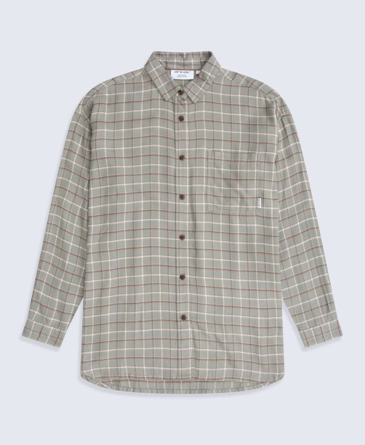 Maisie Womens Supersoft Relaxed Shirt - Khaki