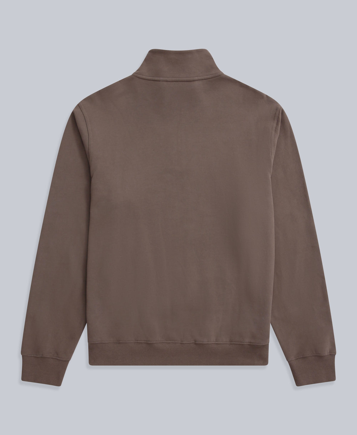 Sid Mens Half-Zip Sweat - Brown