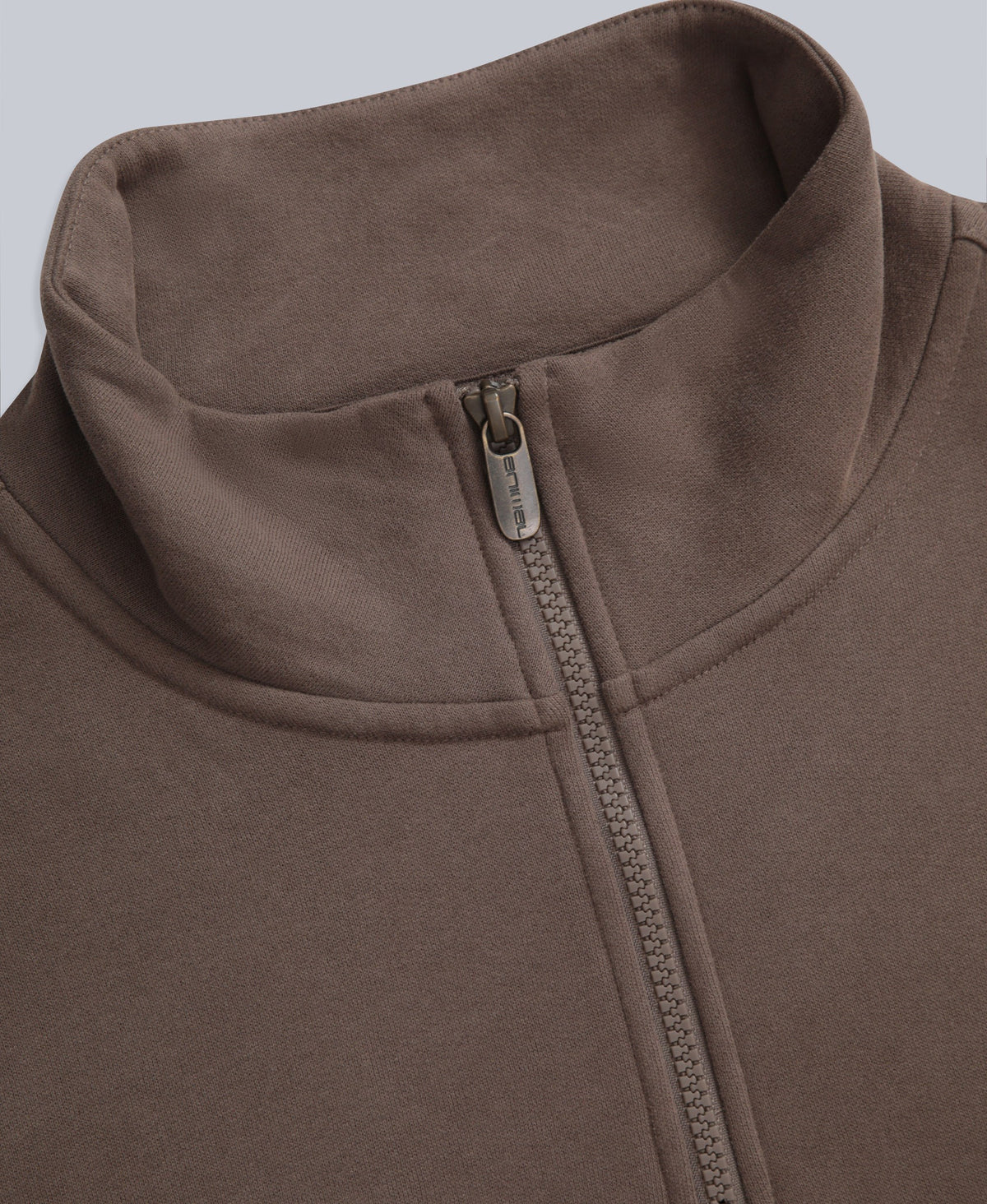 Sid Mens Half-Zip Sweat - Brown