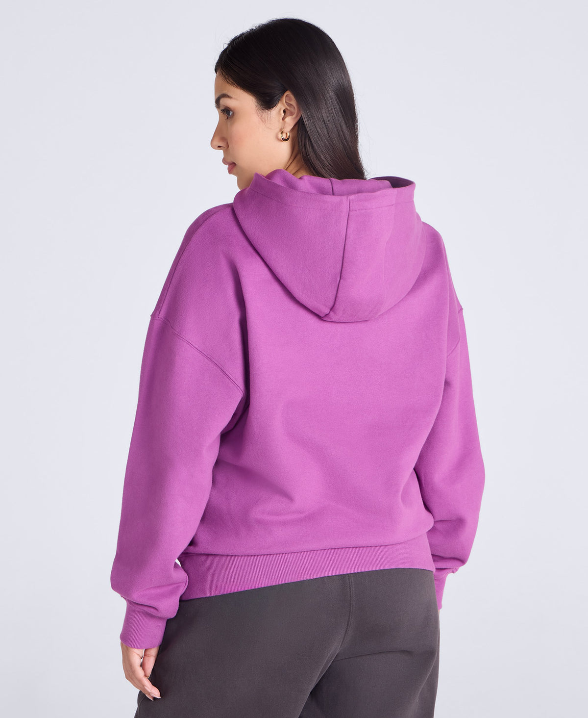 Idol Womens Drop Shoulder Hoodie - Pink