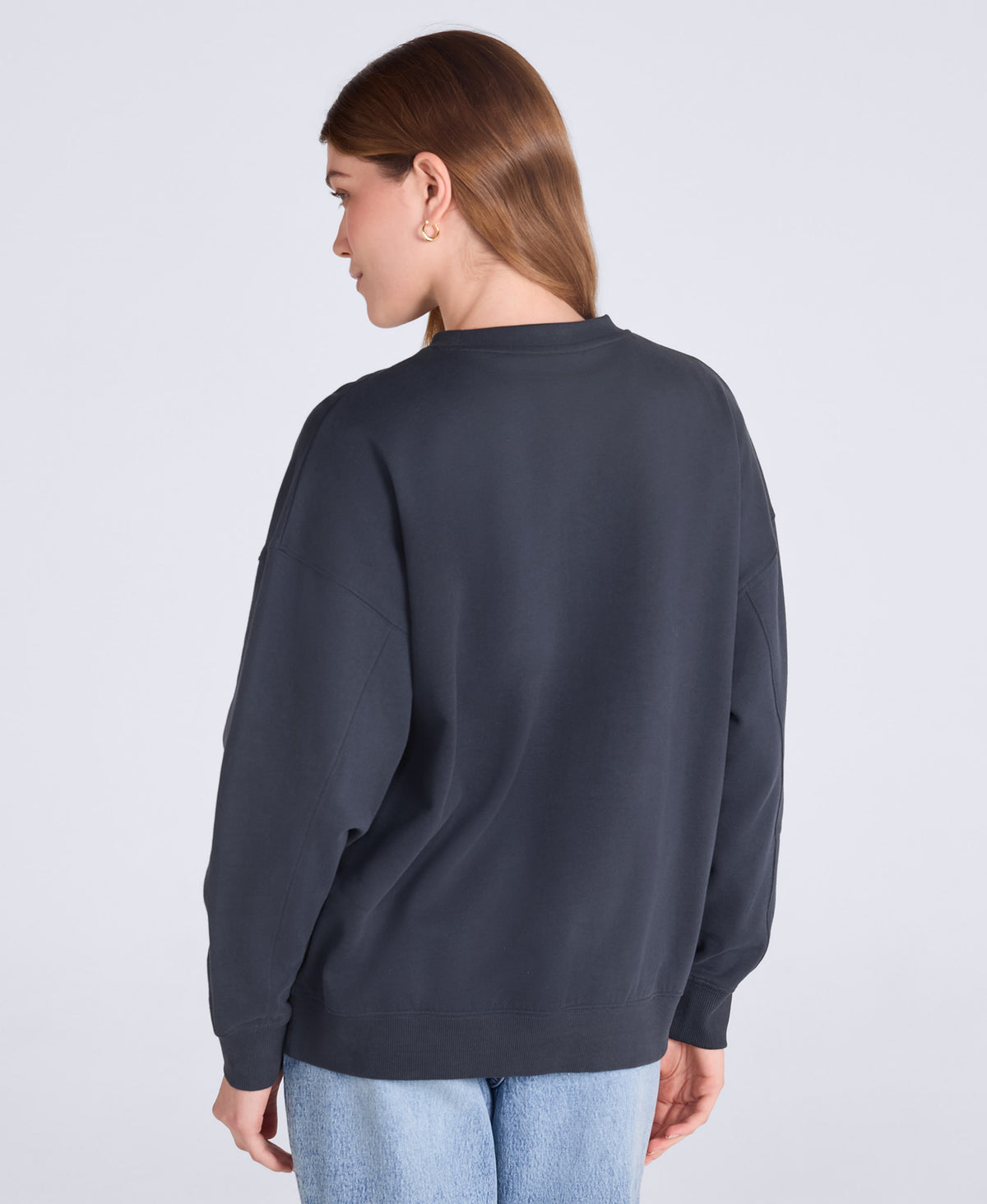 Dakota Womens Graphic Sweatshirt - Dark Blue