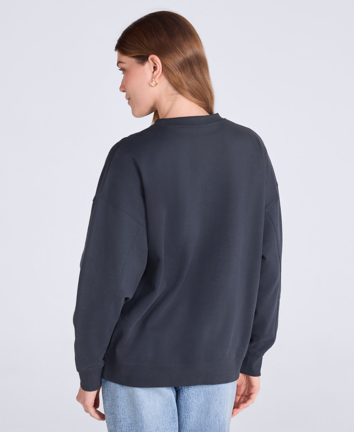 Dakota Womens Graphic Sweatshirt - Dark Blue