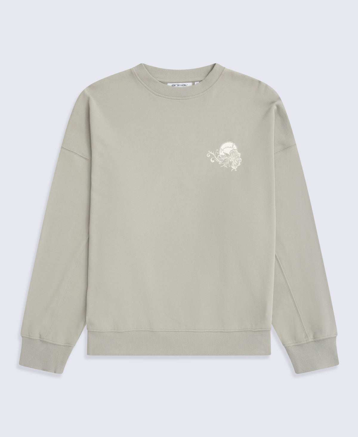Dakota Womens Graphic Sweatshirt - Light Khaki