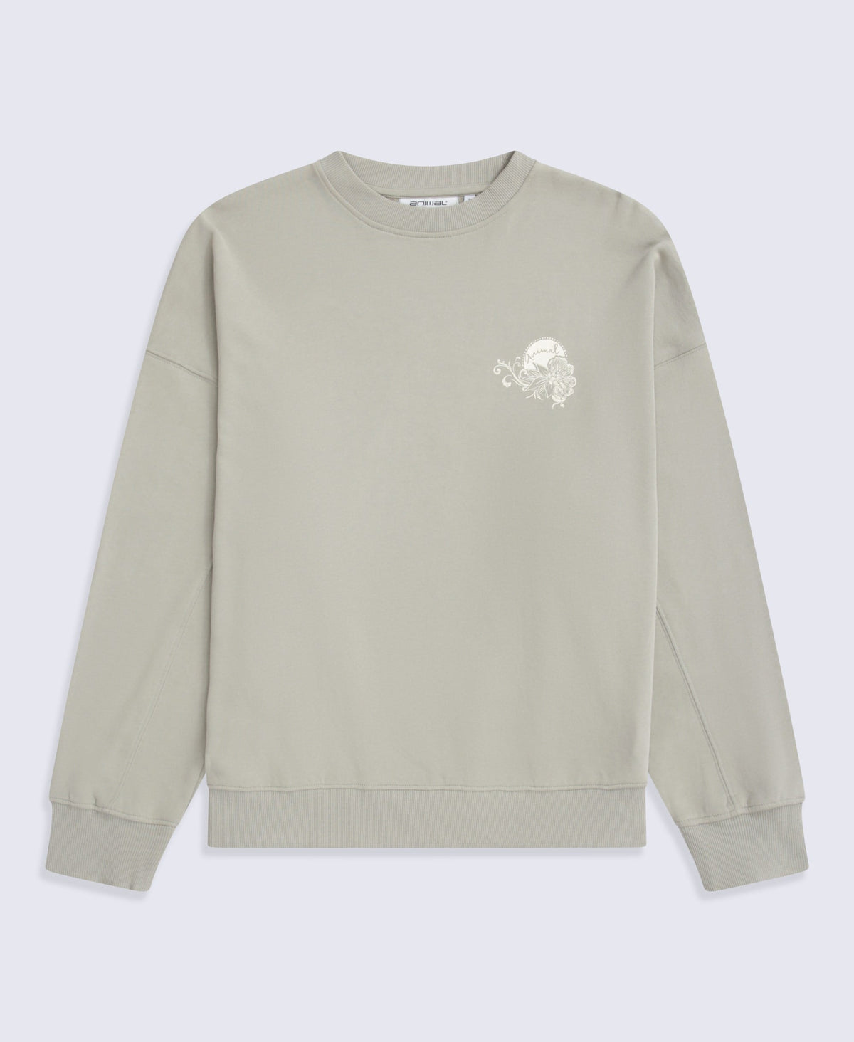 Dakota Womens Graphic Sweatshirt - Light Khaki
