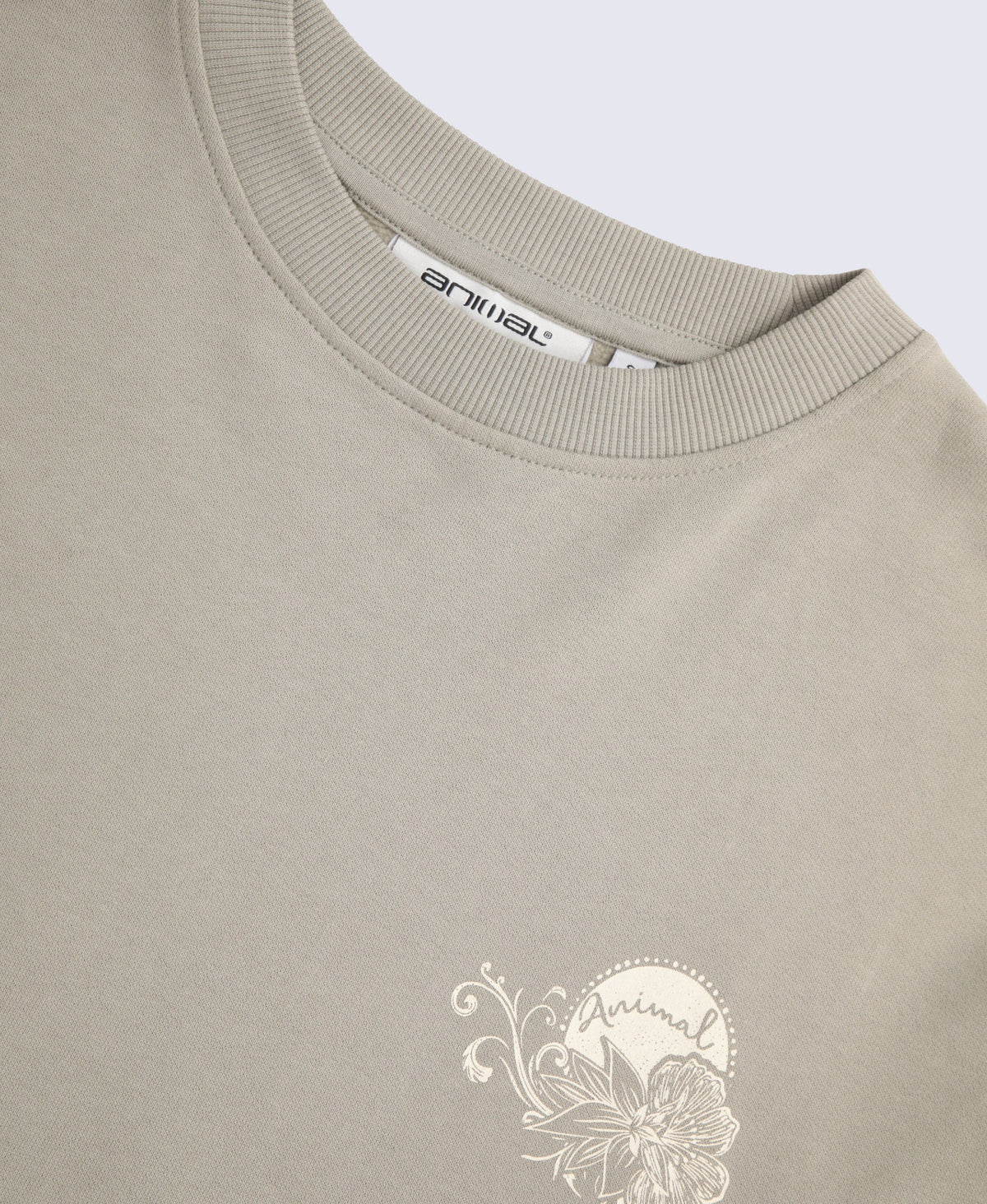 Dakota Womens Graphic Sweatshirt - Light Khaki
