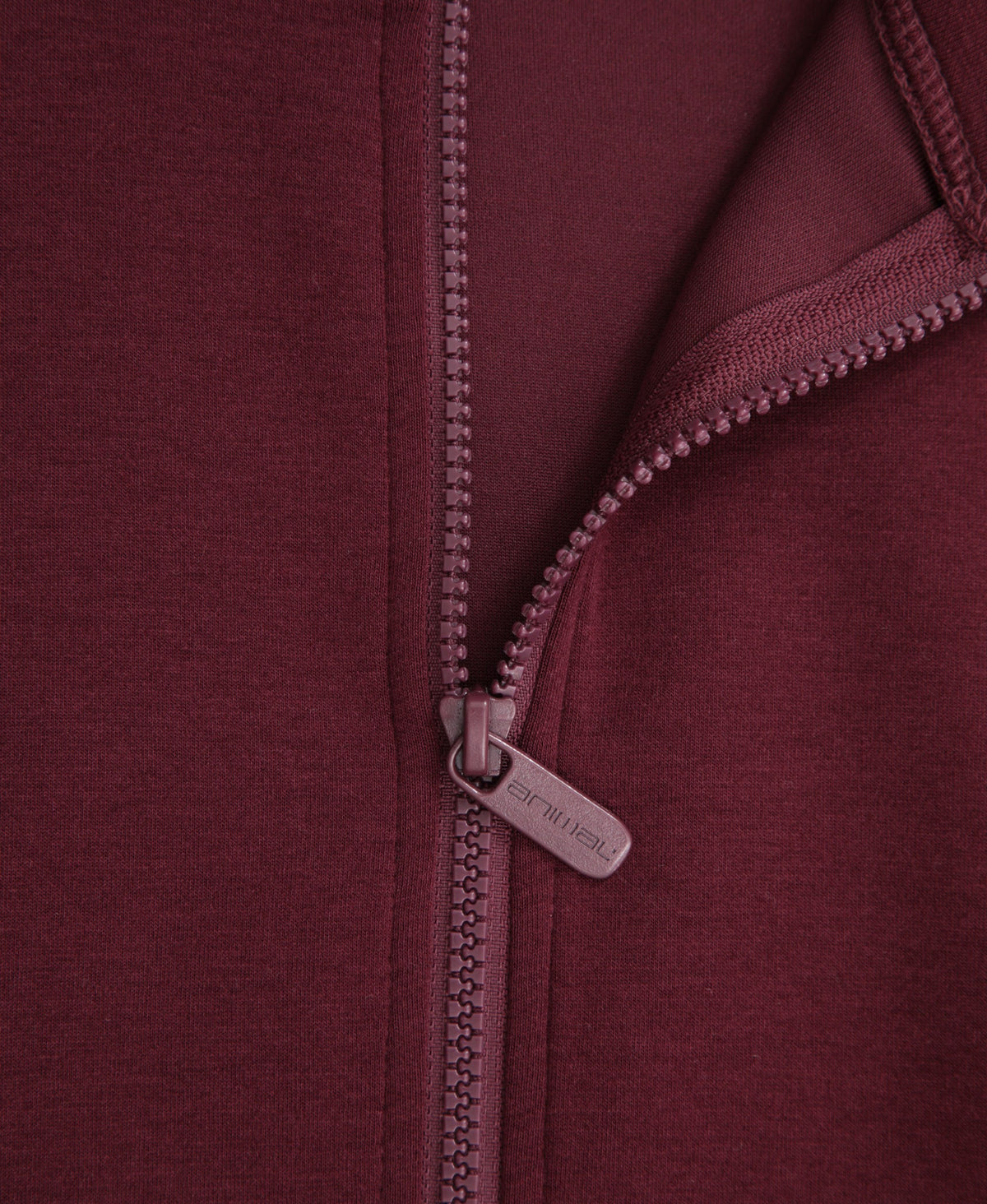 Womens Travel Full Zip Sweatshirt - Burgundy