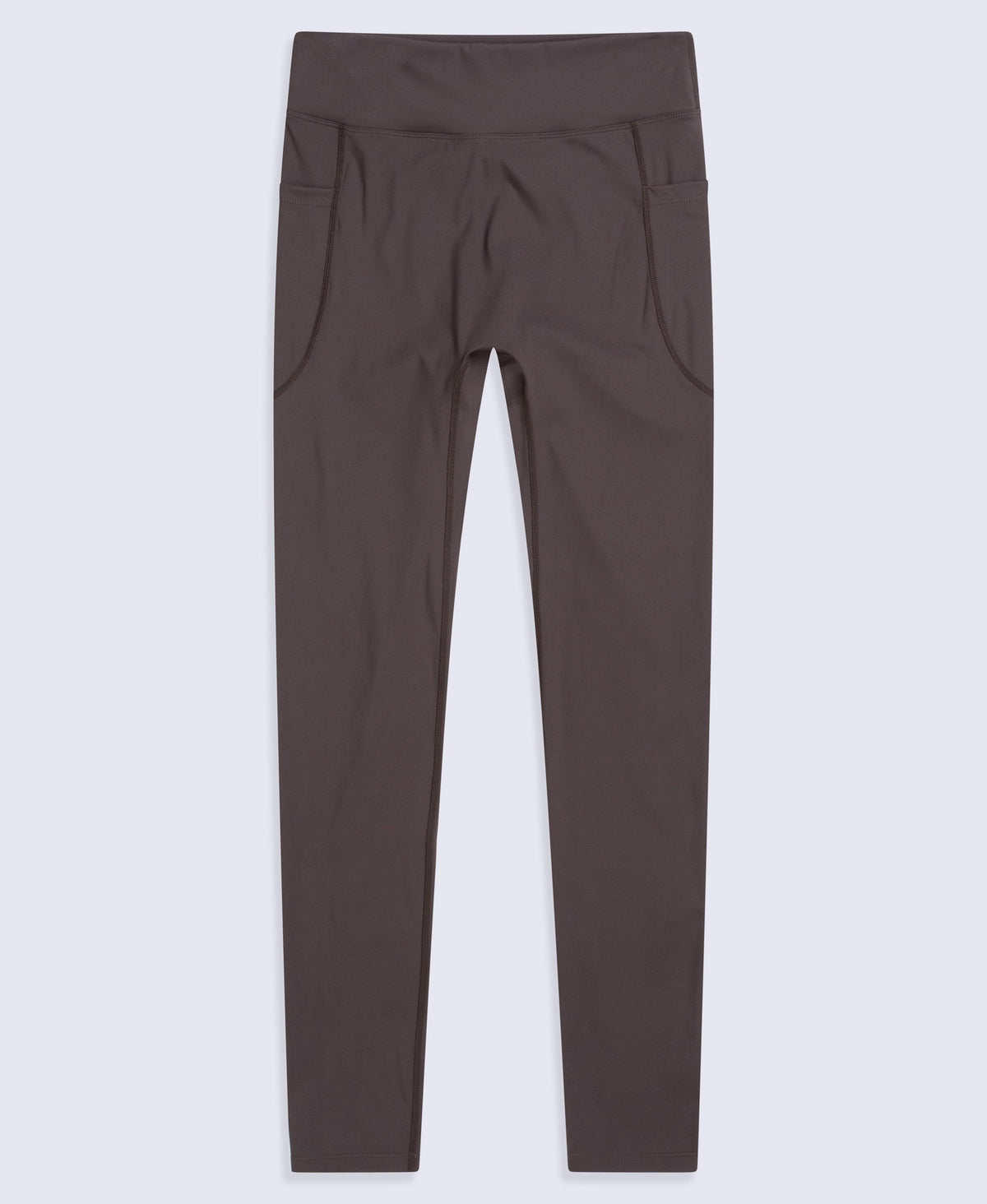 Leah Womens Pocket Leggings - Dark Brown