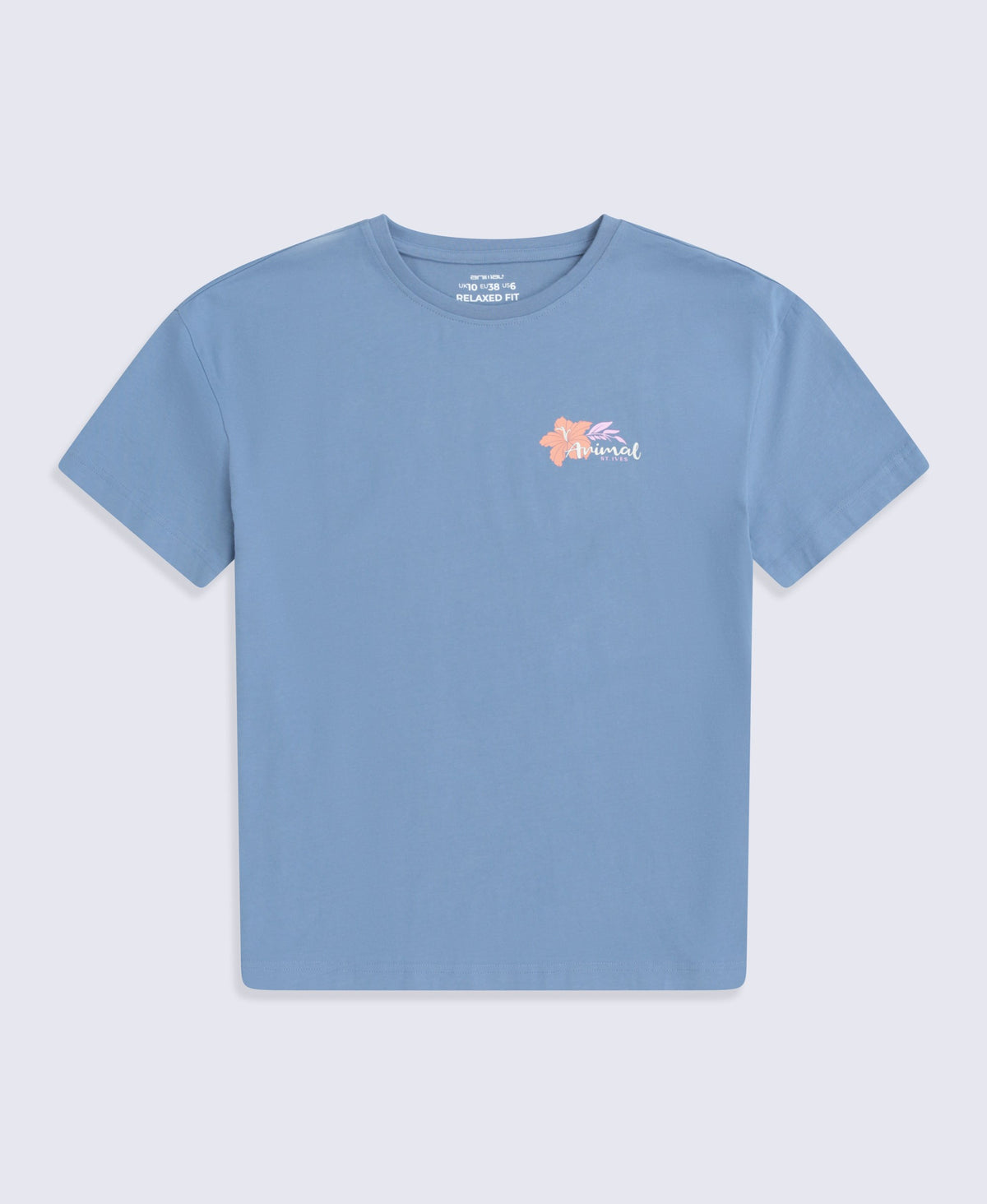 Leena St Ives Womens Printed T-Shirt - Blue