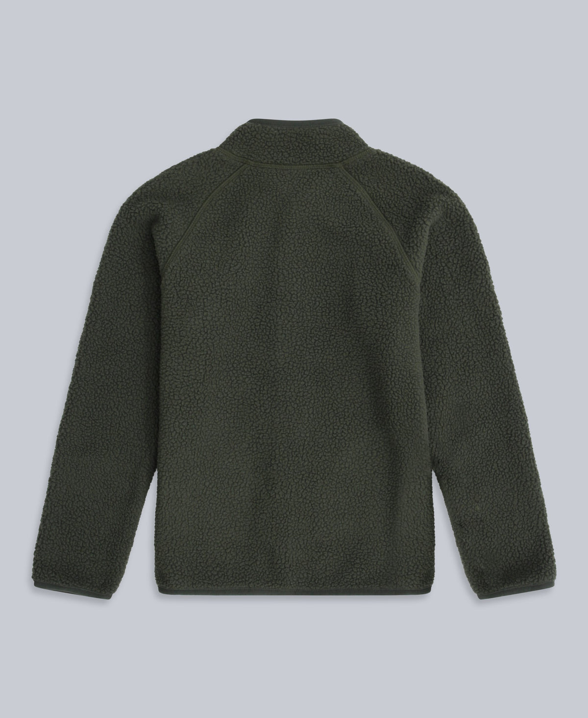 Fern Kids Borg Raglan Fleece - Dark Khaki